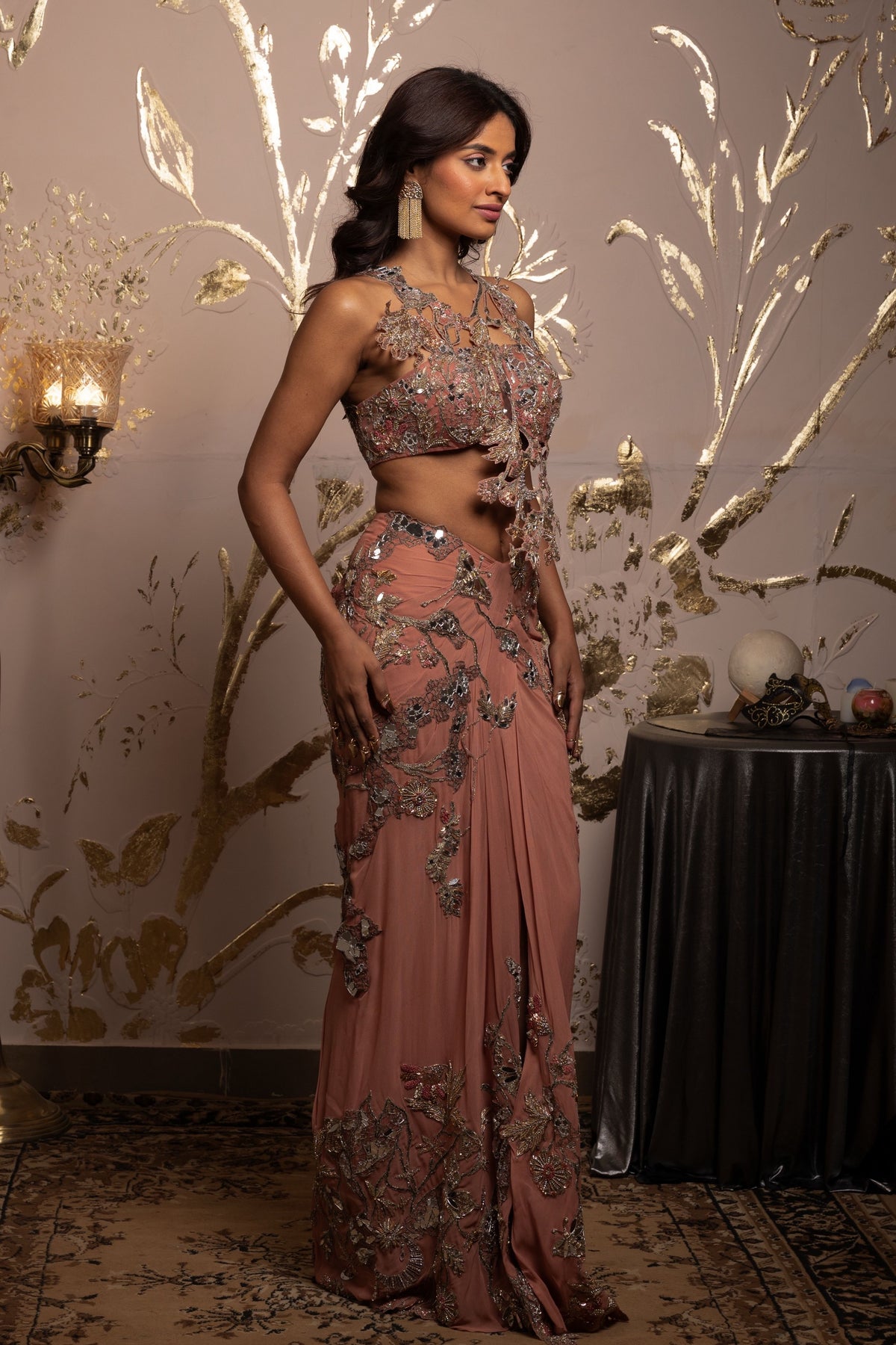 Akari Drape Saree Set