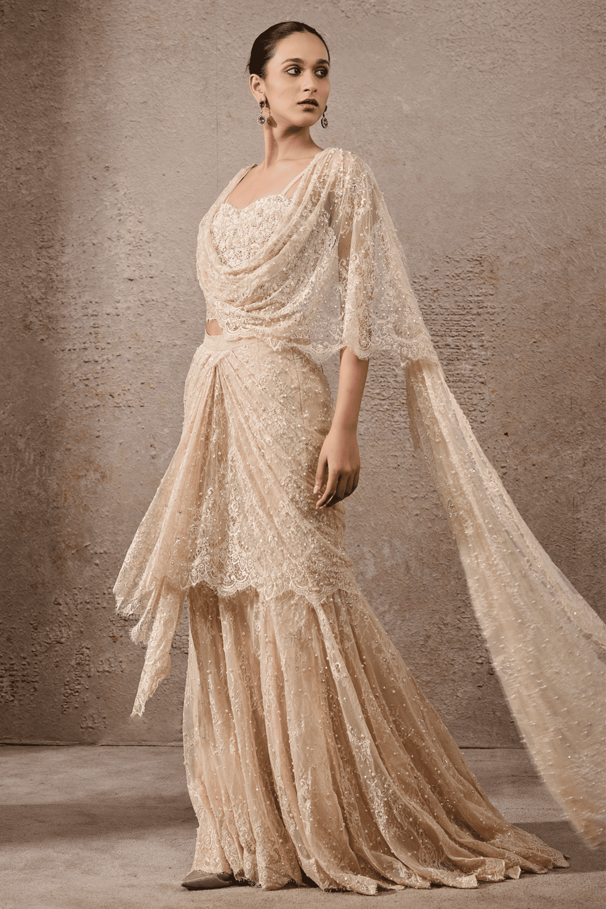 Lace Concept Saree