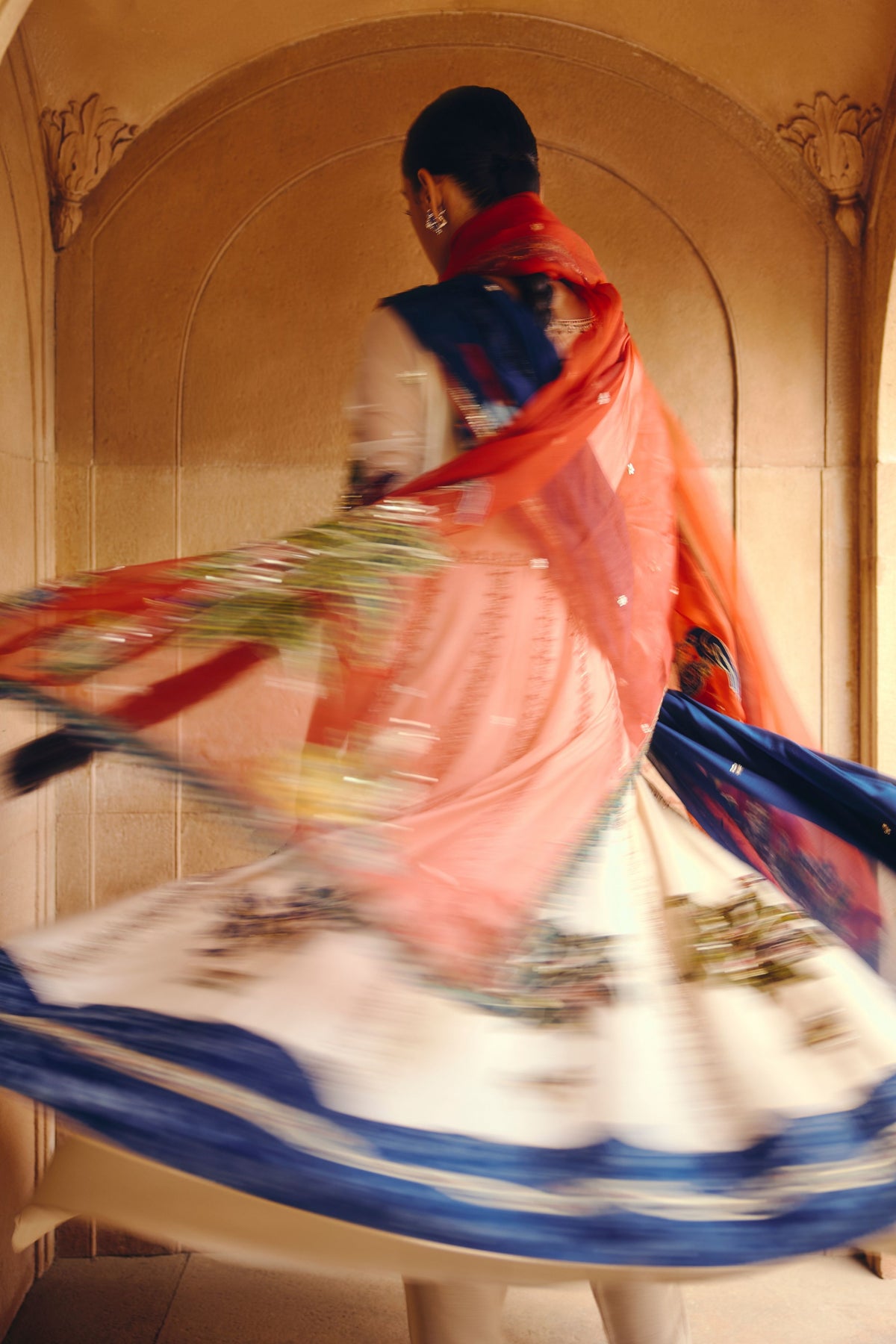 Ivory Symphony Anarkali