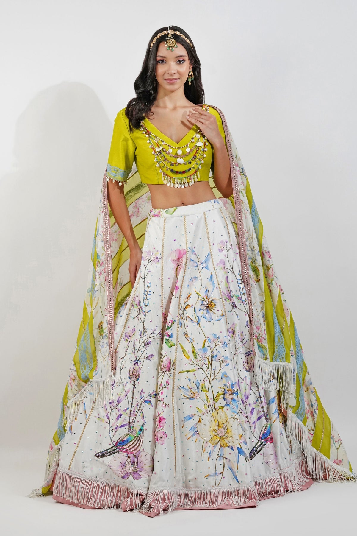 Summer Floral Lehenga Set