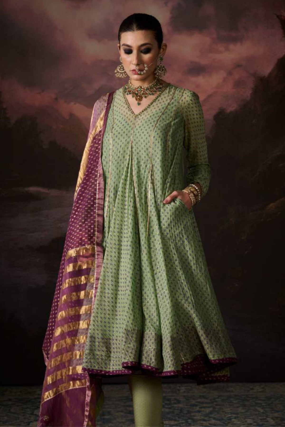 Nina Anarkali Set
