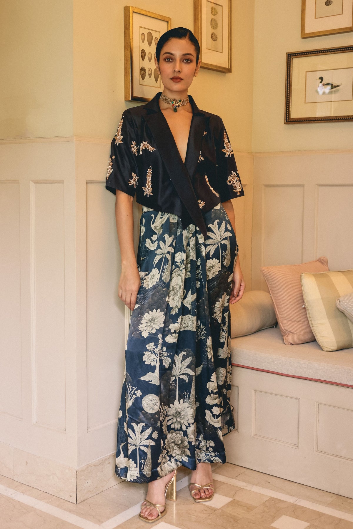 Porcelain Ink Jacket Set