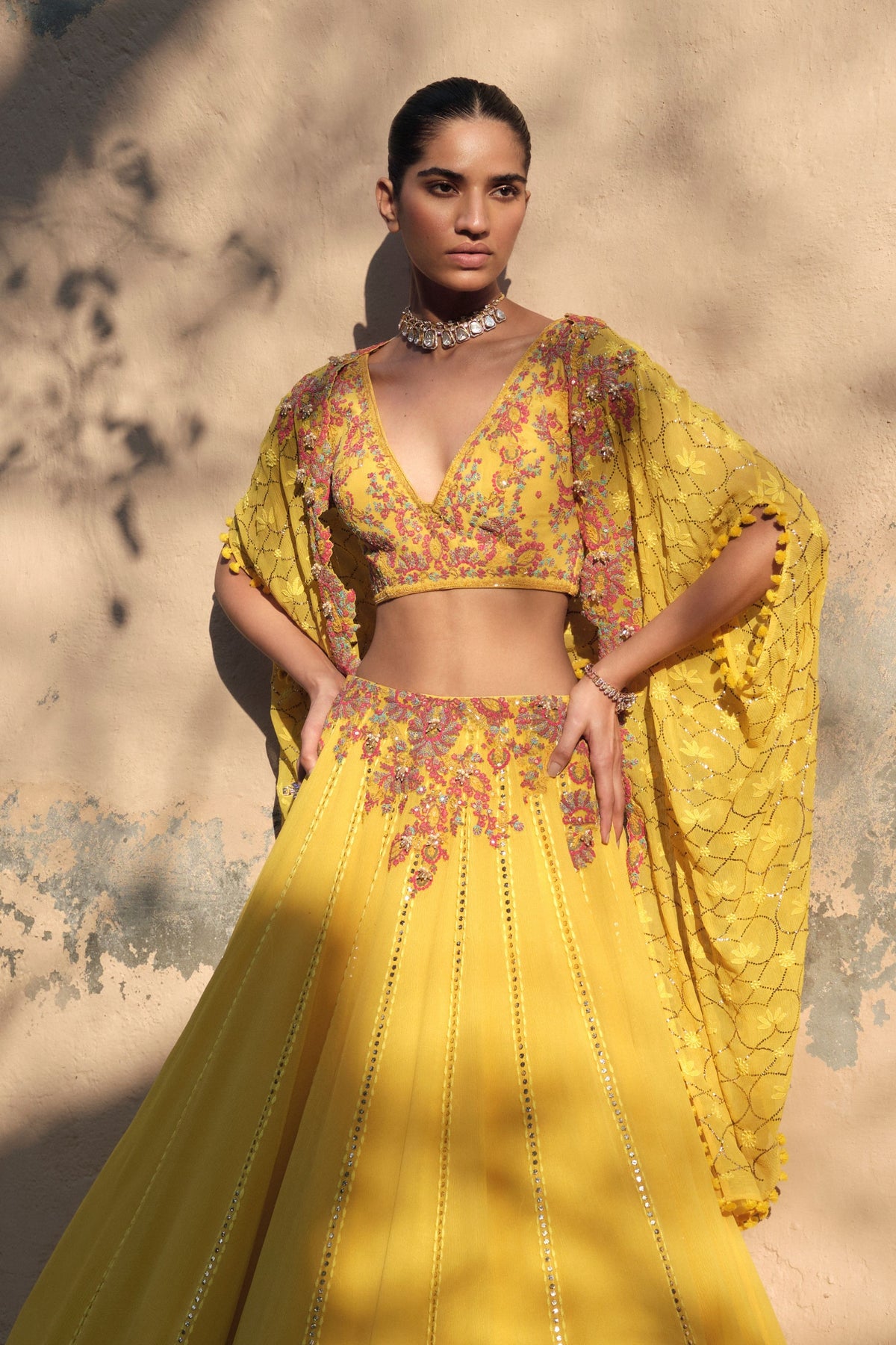 Aurelian Yellow Lehenga Set