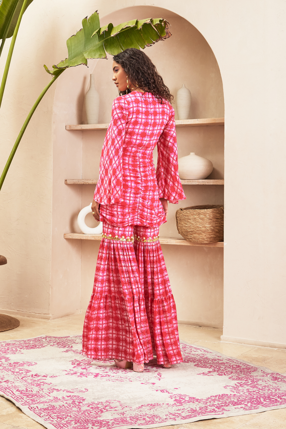 Pink Tunic &amp; Pant Set