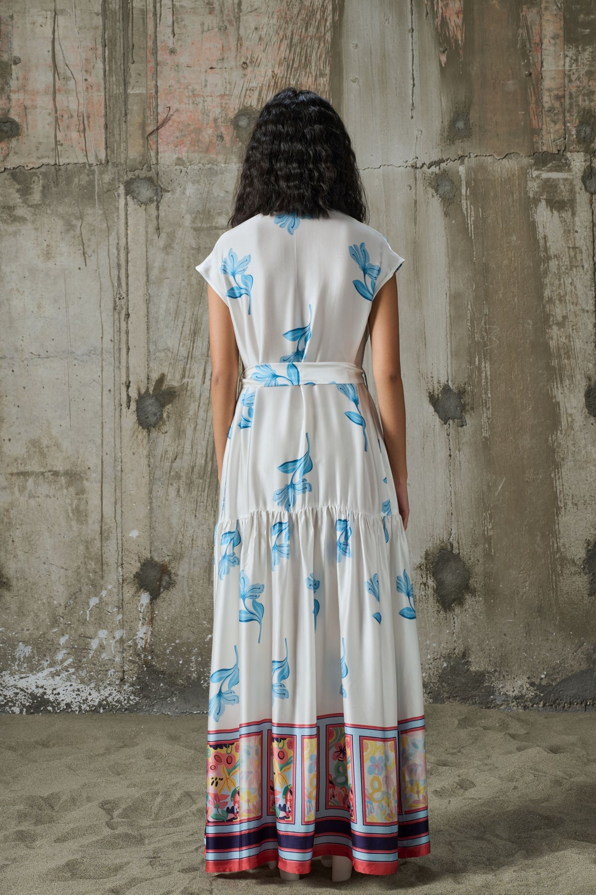 Blooming Edge Shirt Dress