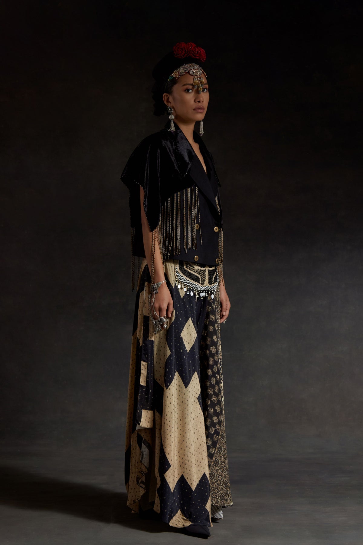 Zoa Cropped Trench Set