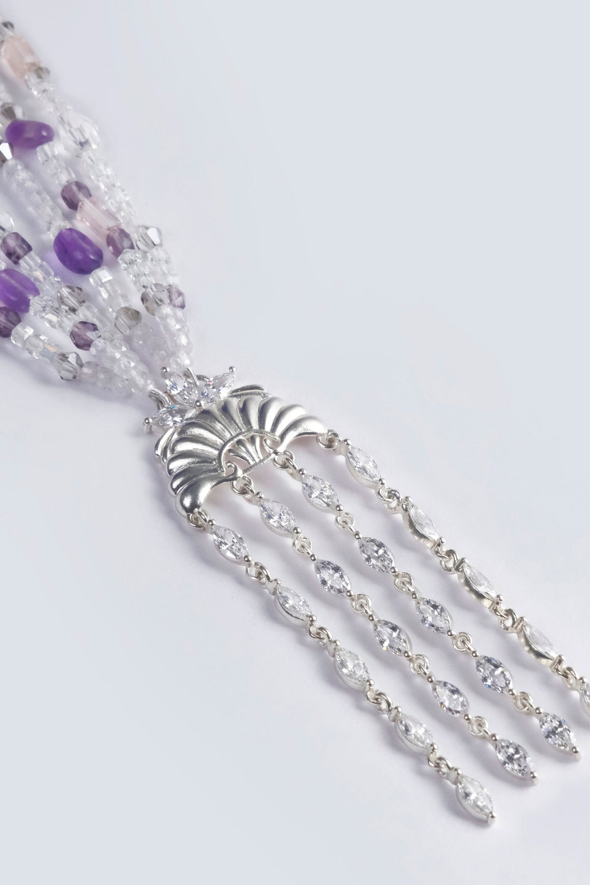 White Marine Treasure Necklace