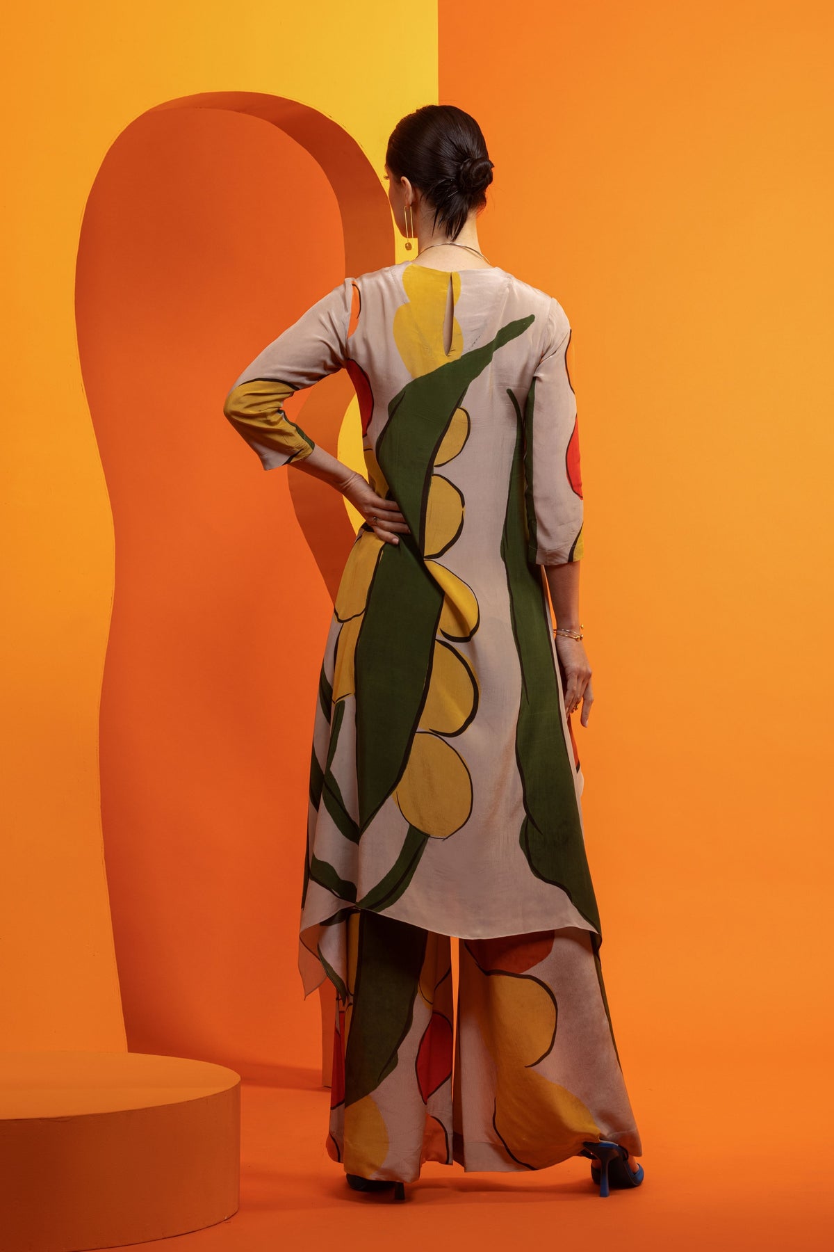 Artistic Printed Tunic Set
