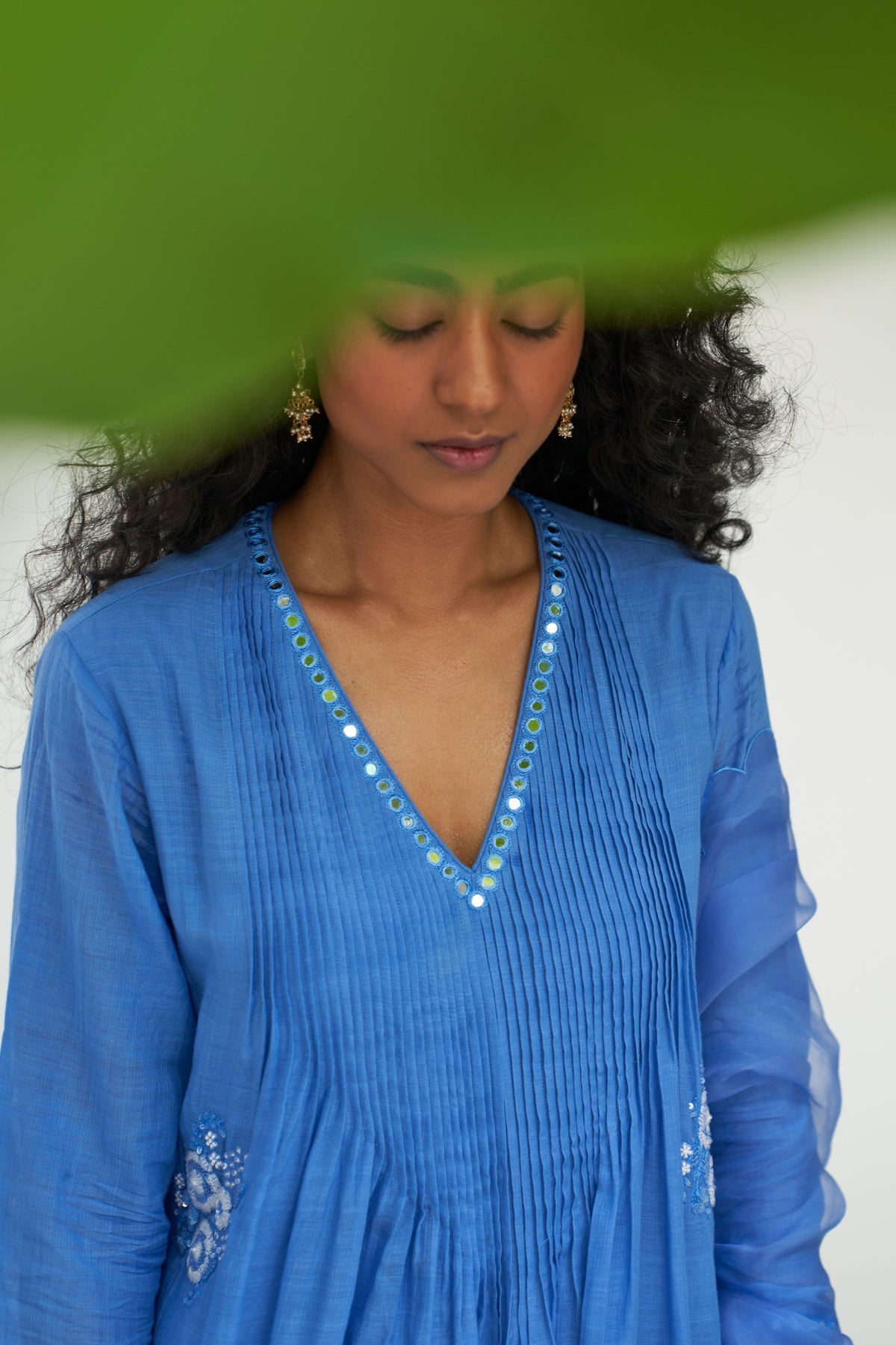 Asmani Champa Sitara Kurta Set