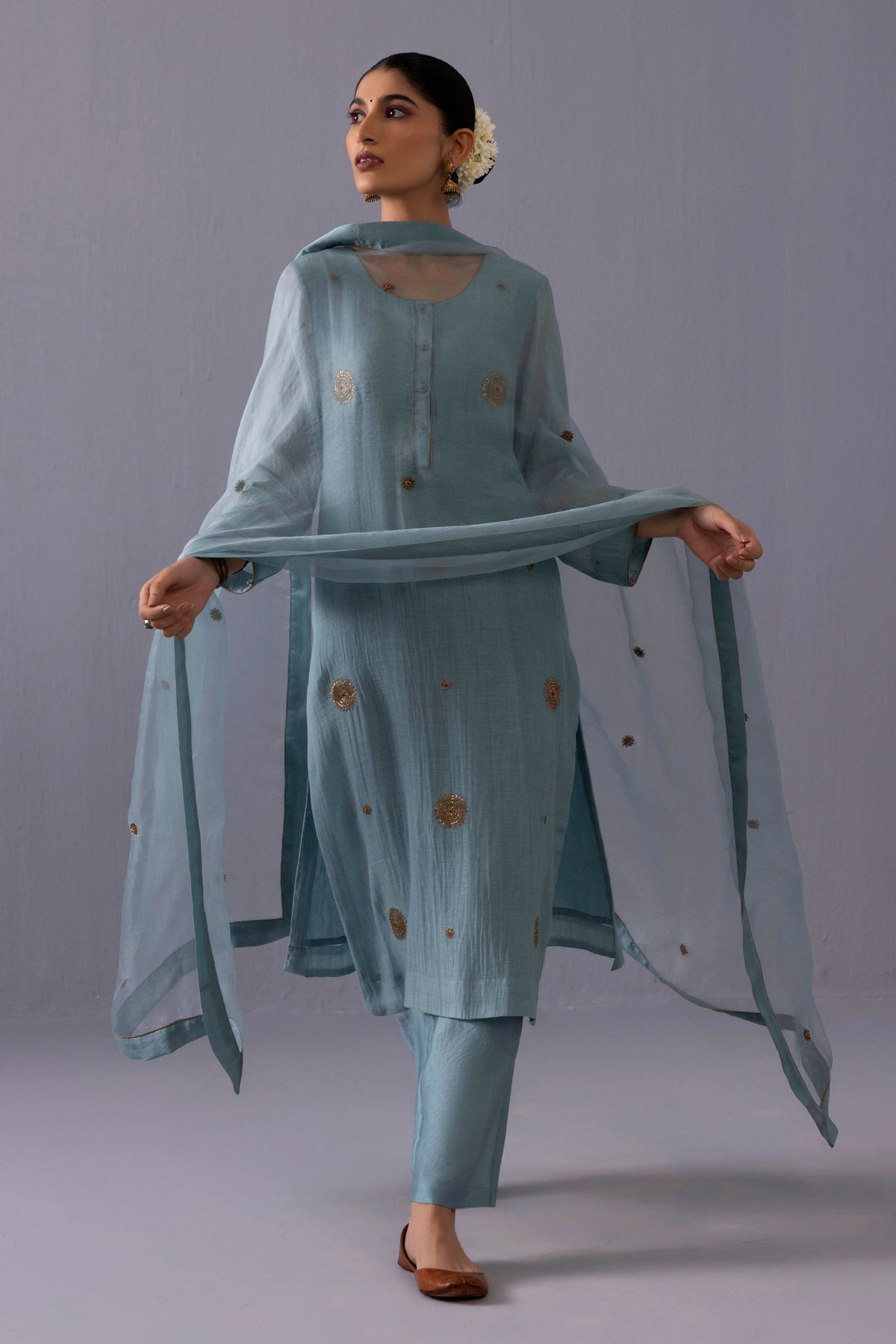 Malti Blue Kurta Set