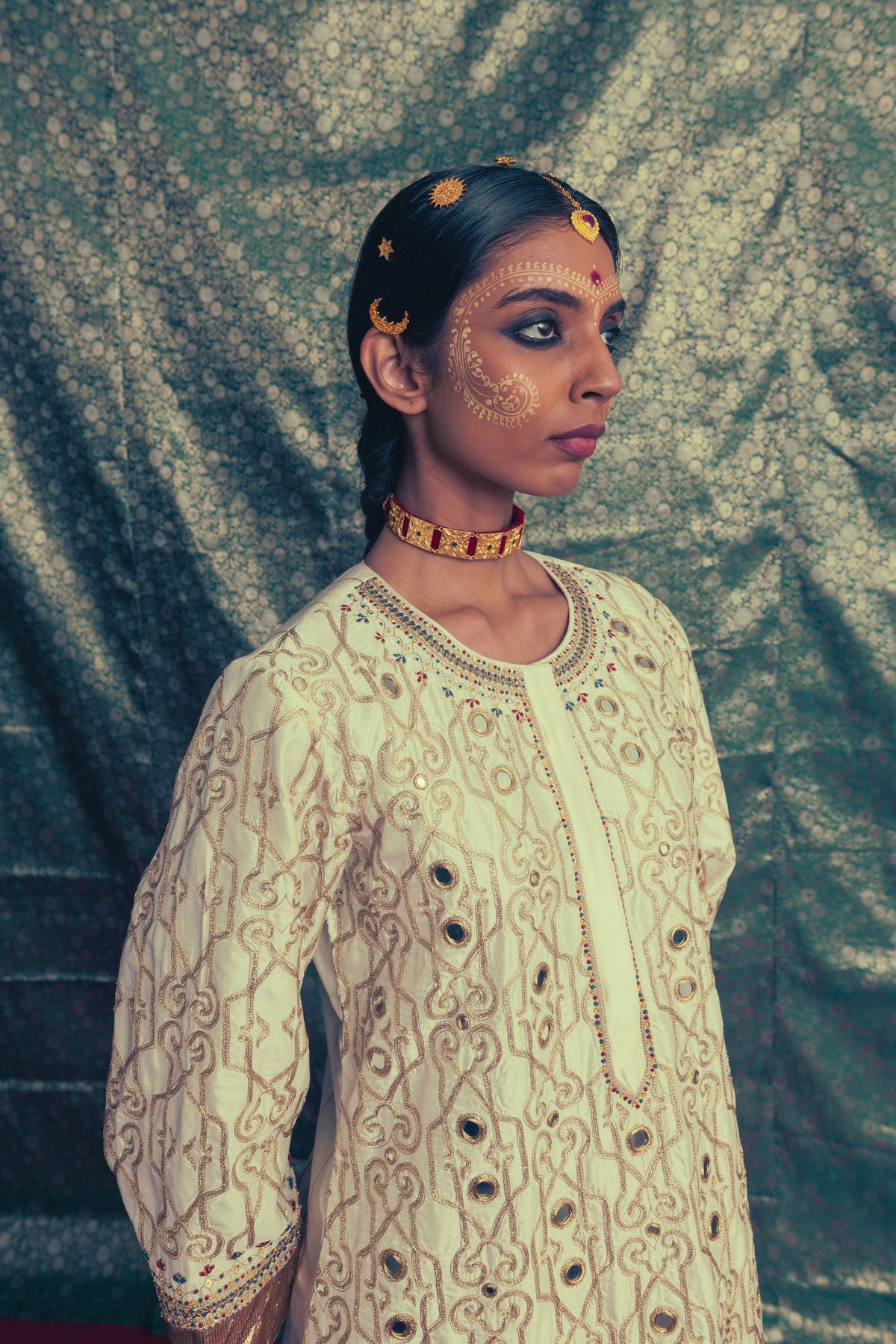 Sheeshmahal Kurta Odhni Set