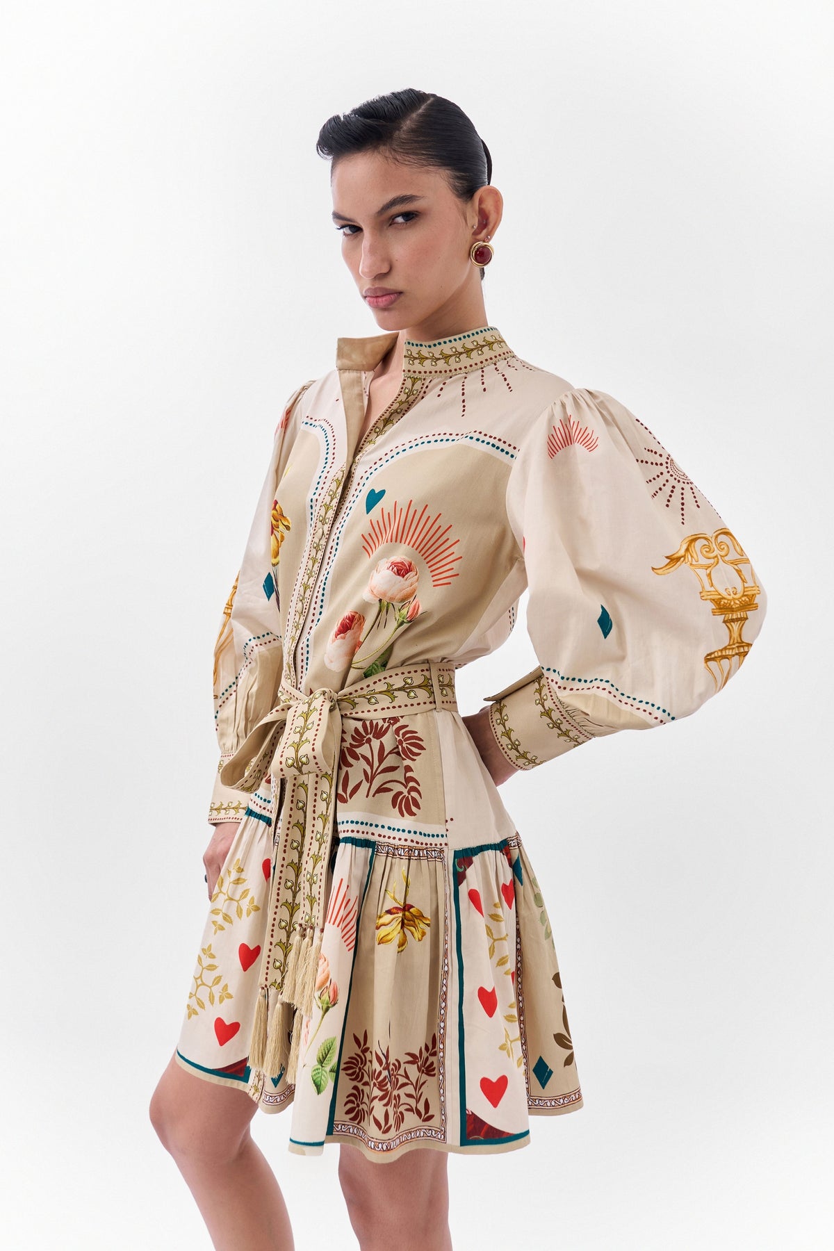 Celia Mini Postcards Petals Dress
