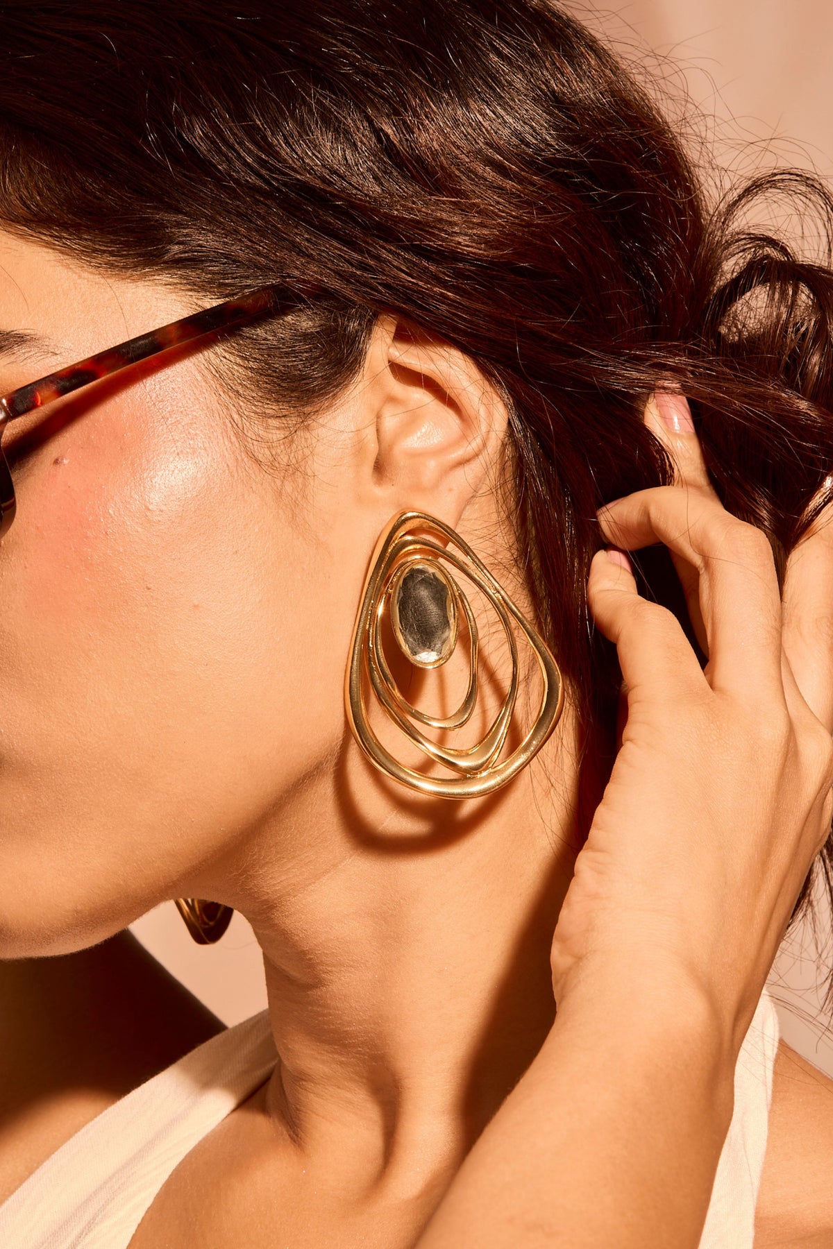 Wave Statement Earring