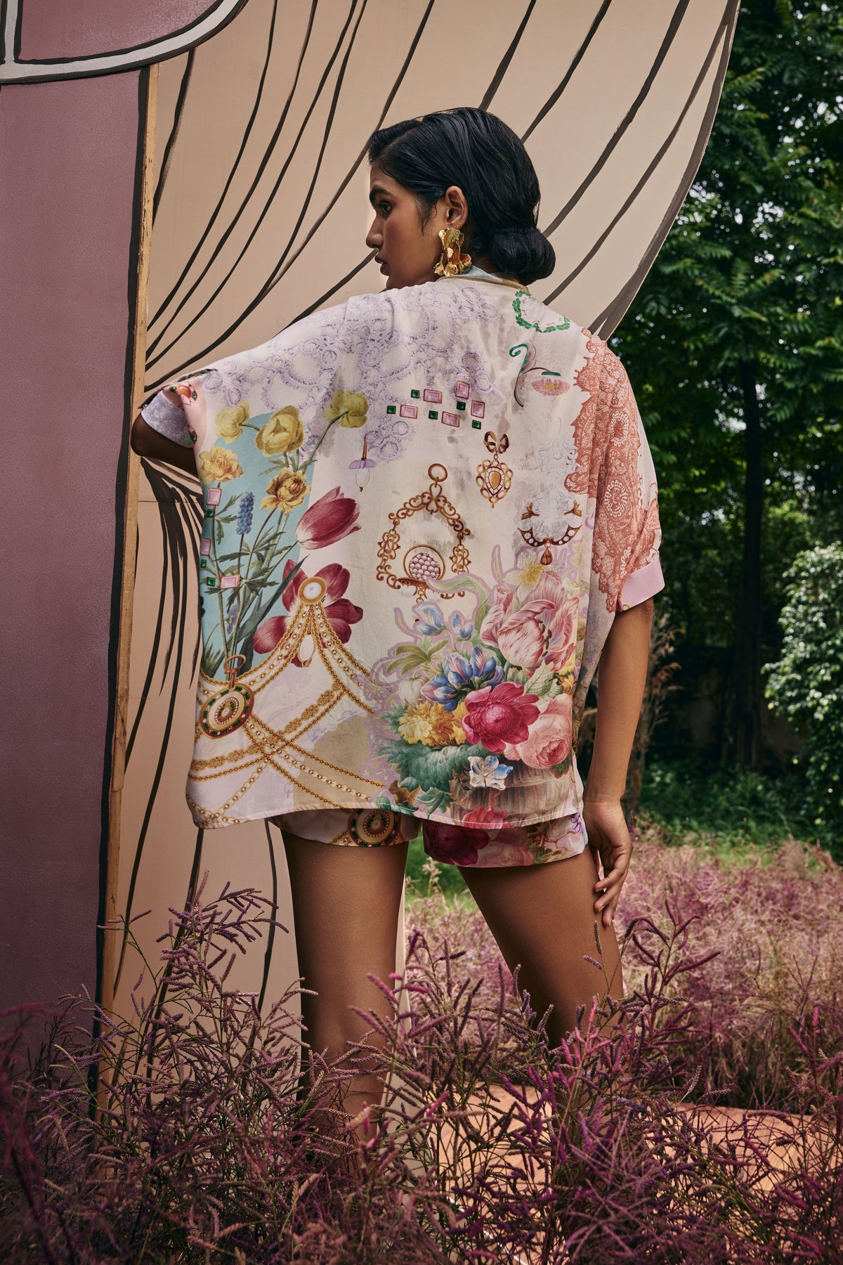 Trove Tie-up Top and High-waist Shorts