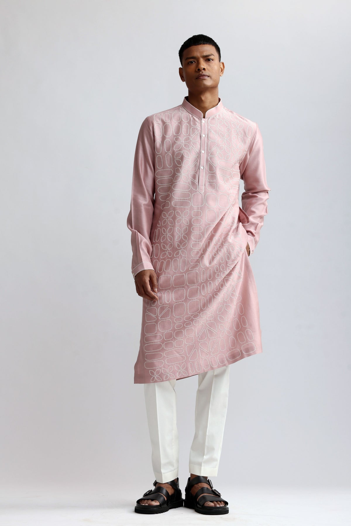 Shadow Block Kurta Set