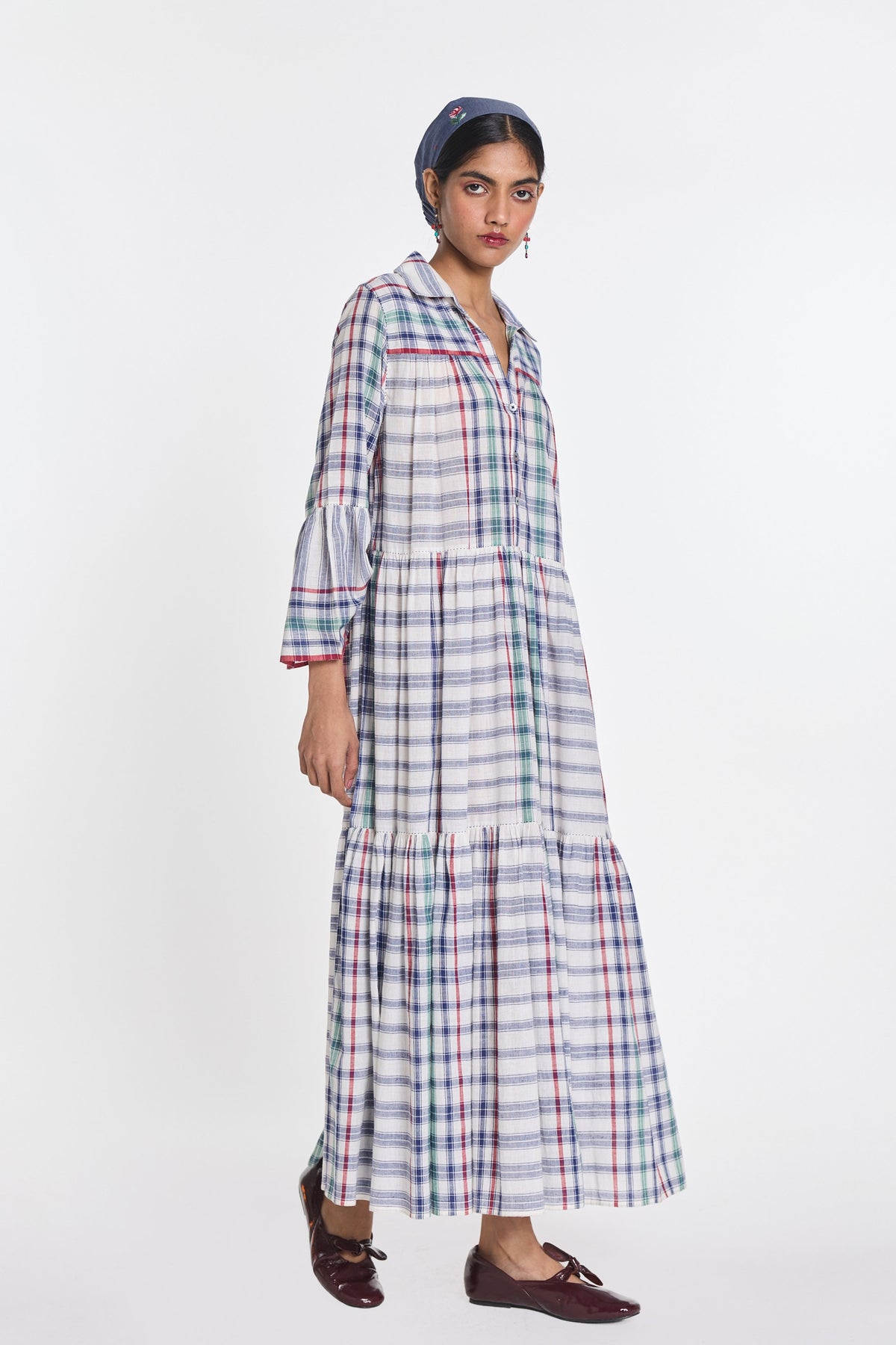 Mazus Tiered Maxi Dress