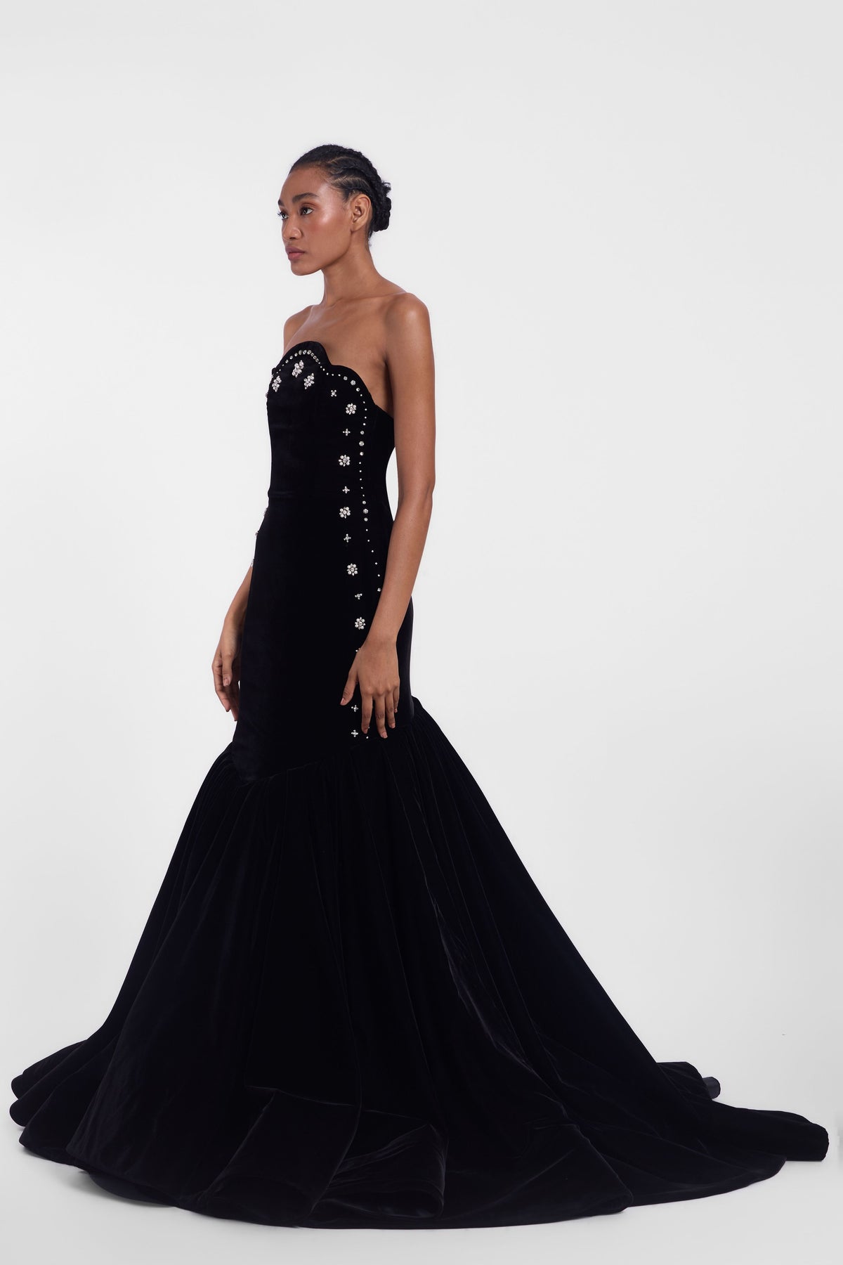 Velvet Mermaid Gown