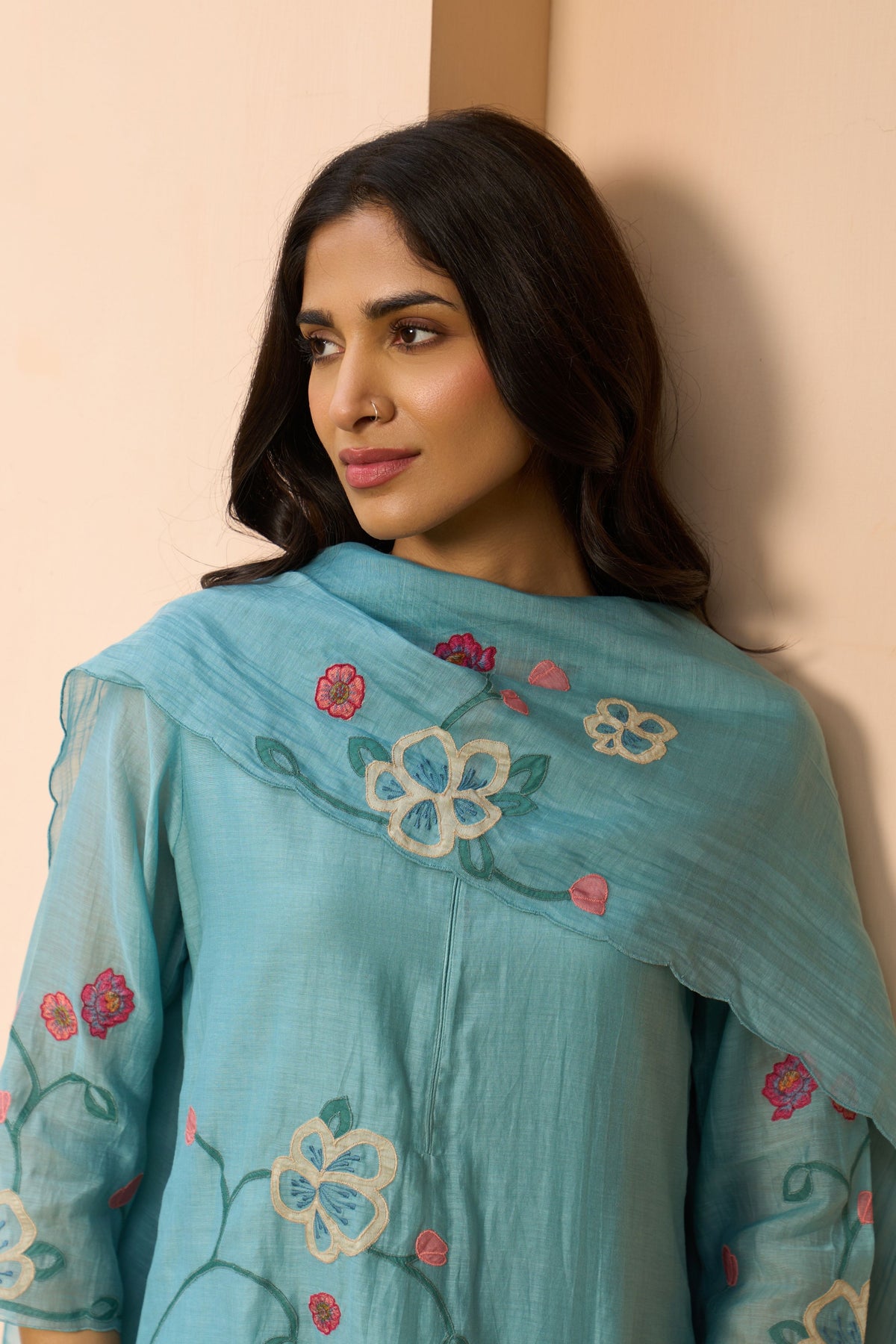 Powder Blue Kurta Set