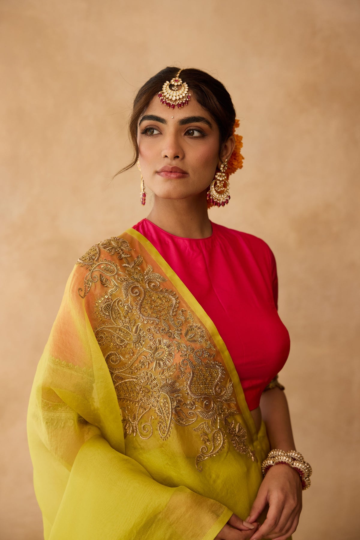 Jugni Sheer Saree