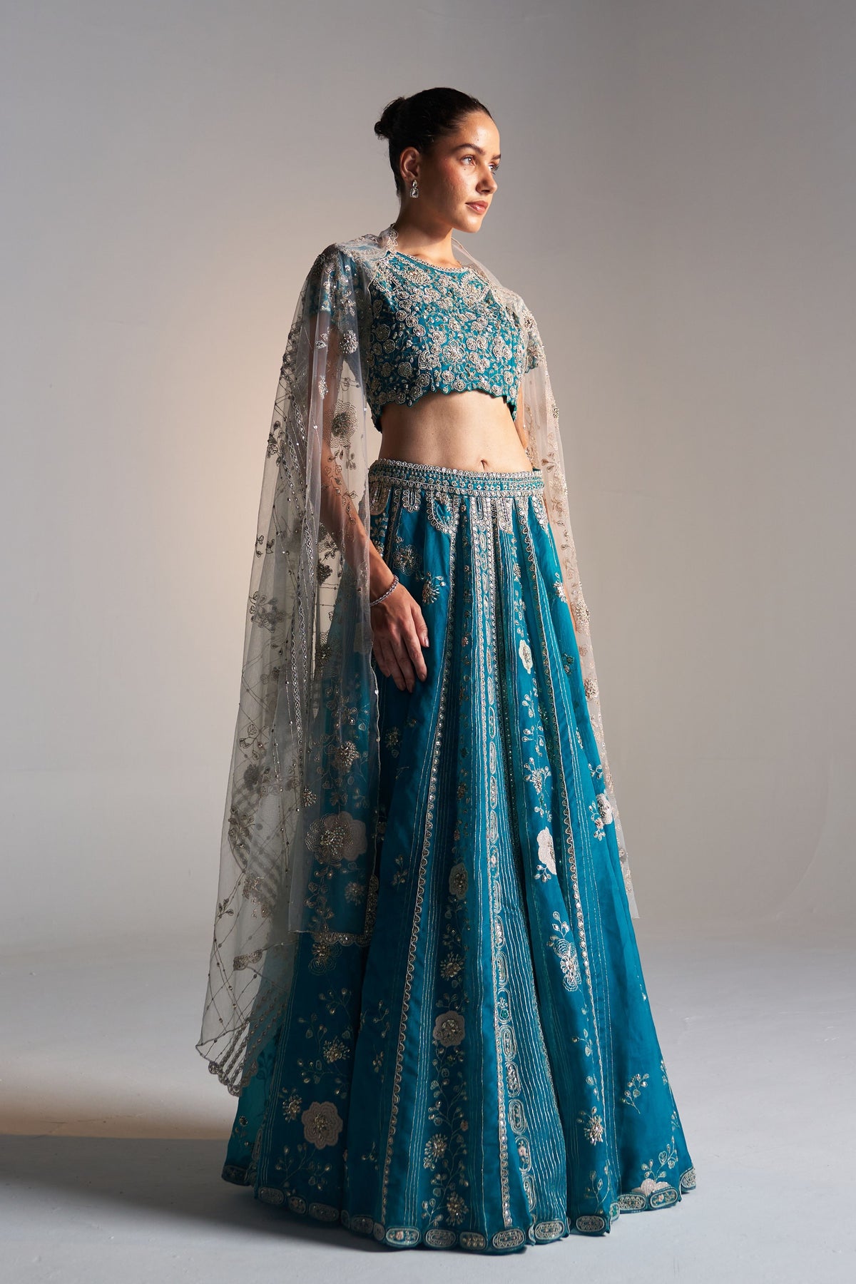 Pine Green Lehenga Set