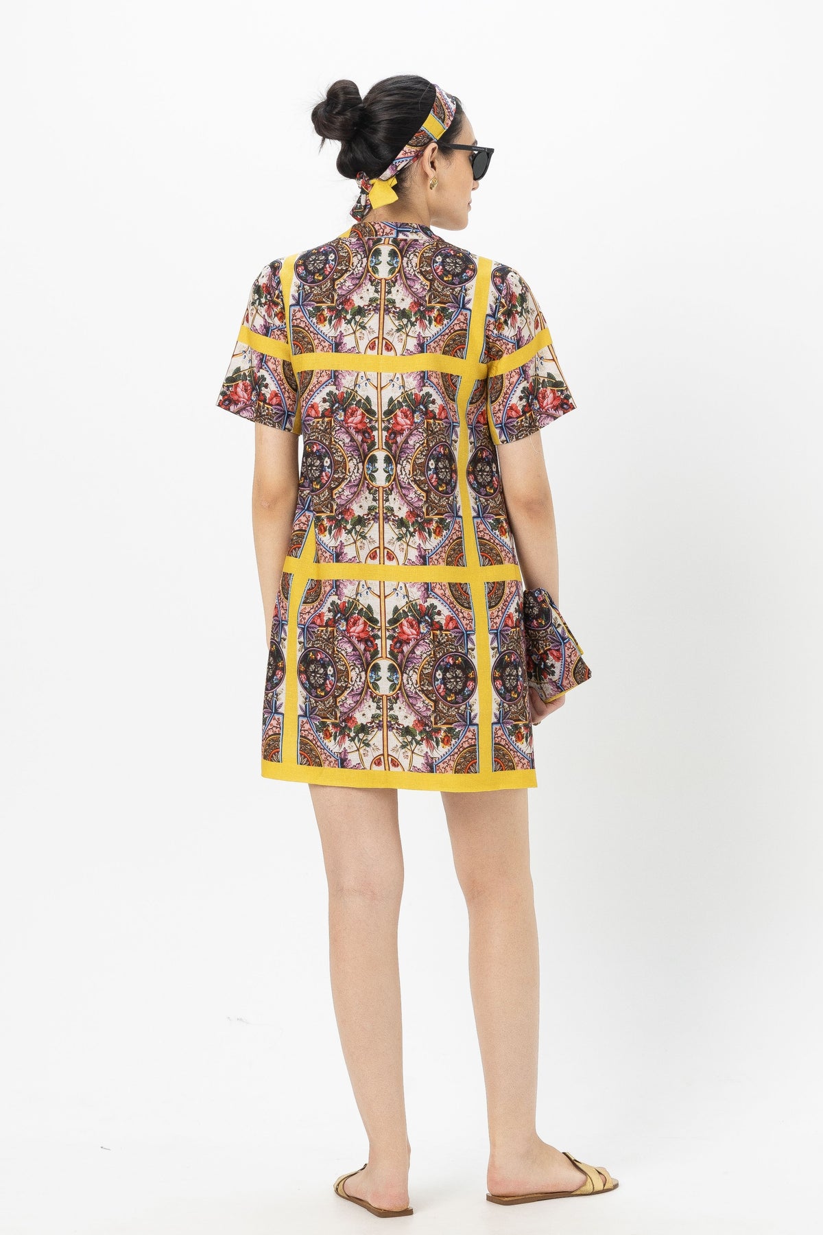 Rococo Yellow Shift Dress