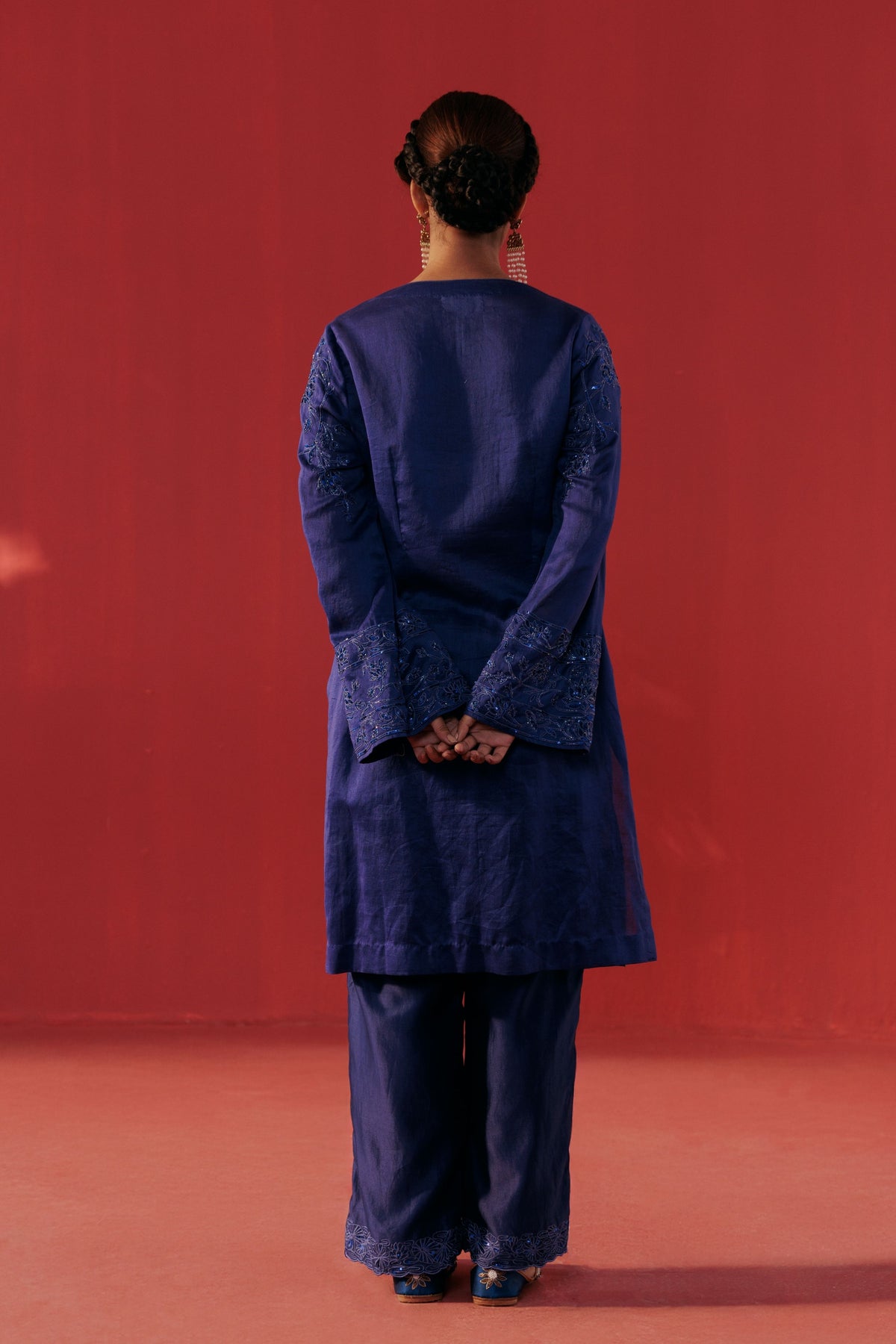 Night Blue Kurta Set