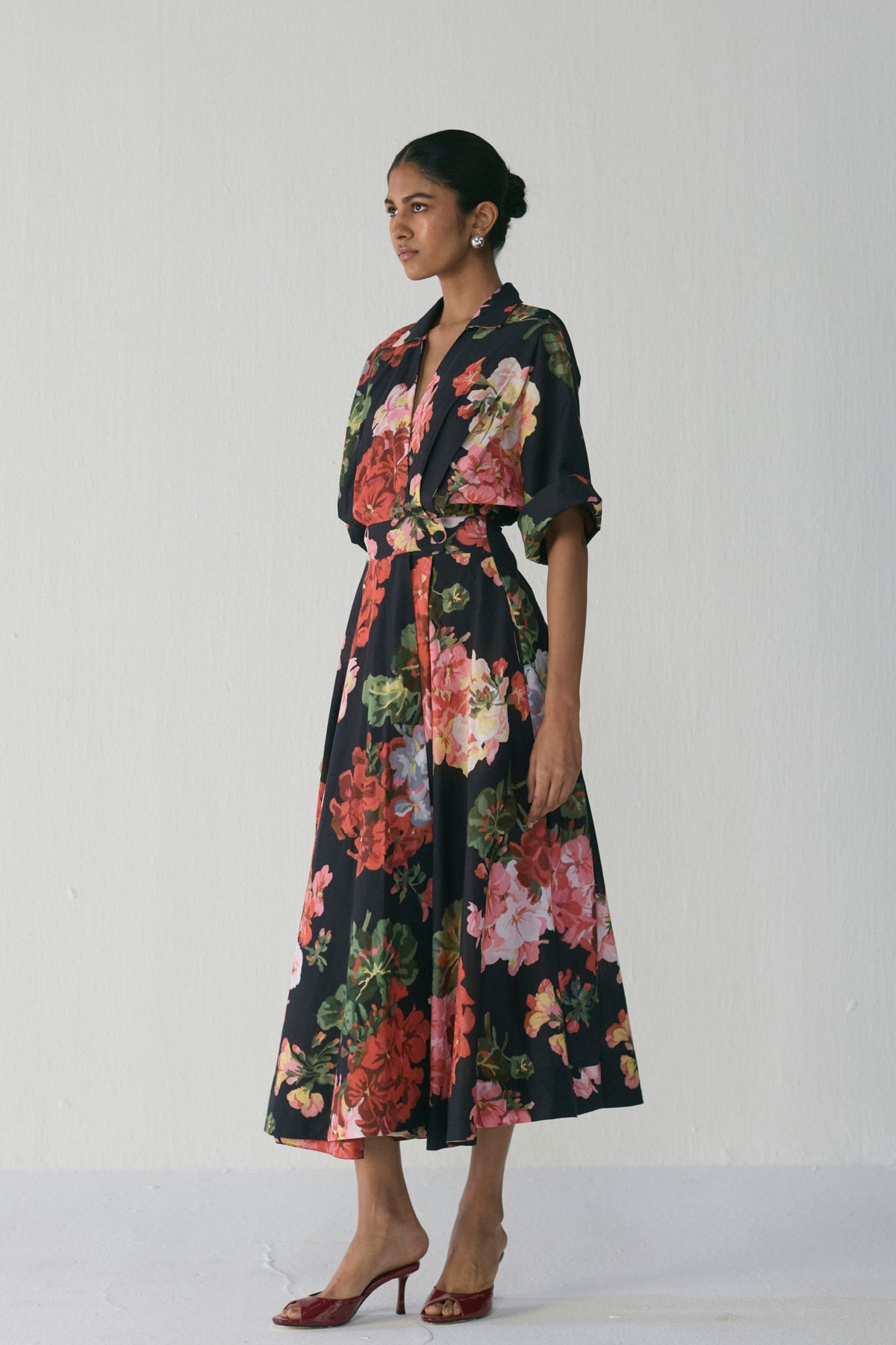 Bloody Mary Long Collar Dress