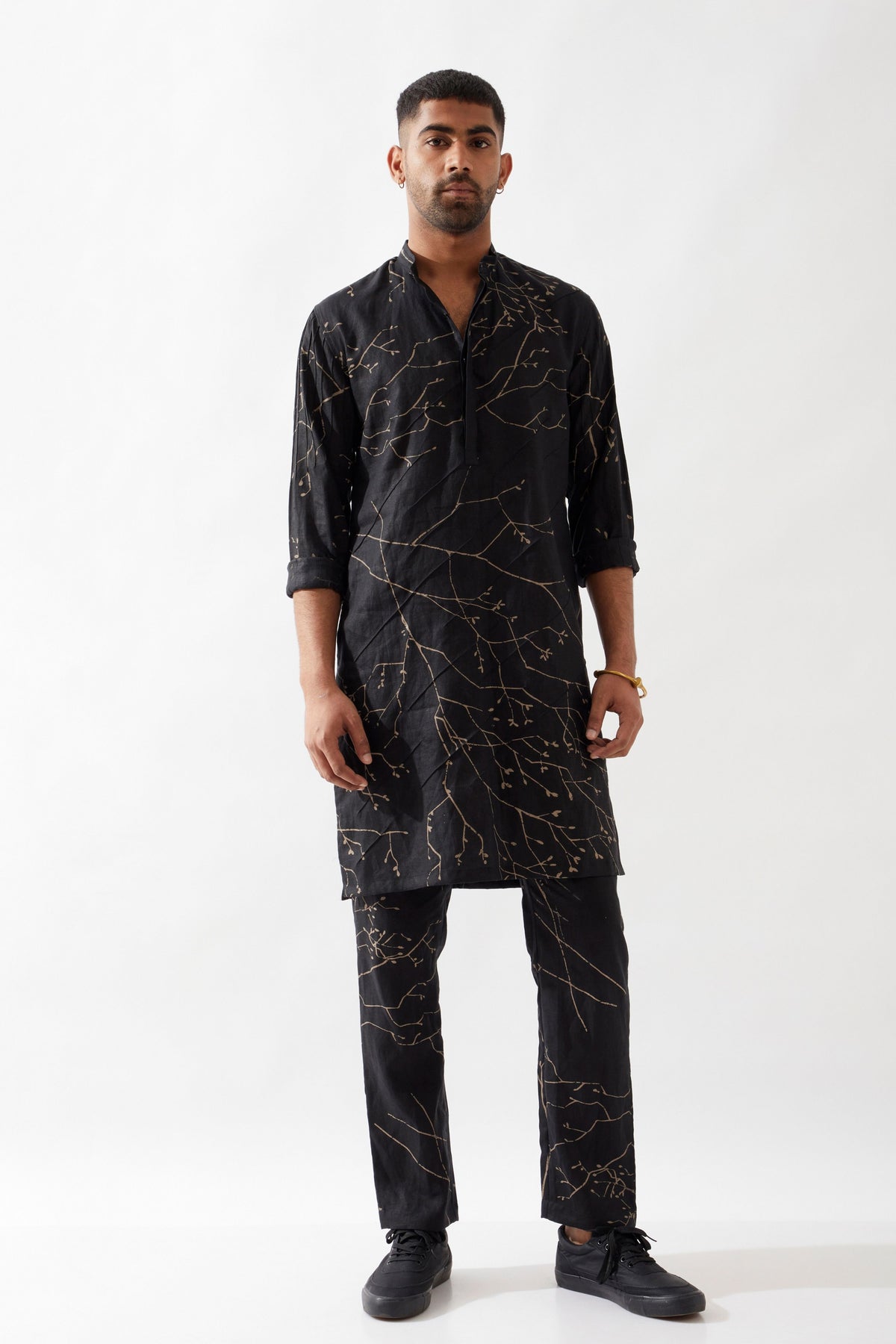 Austin Branch Black Kurta