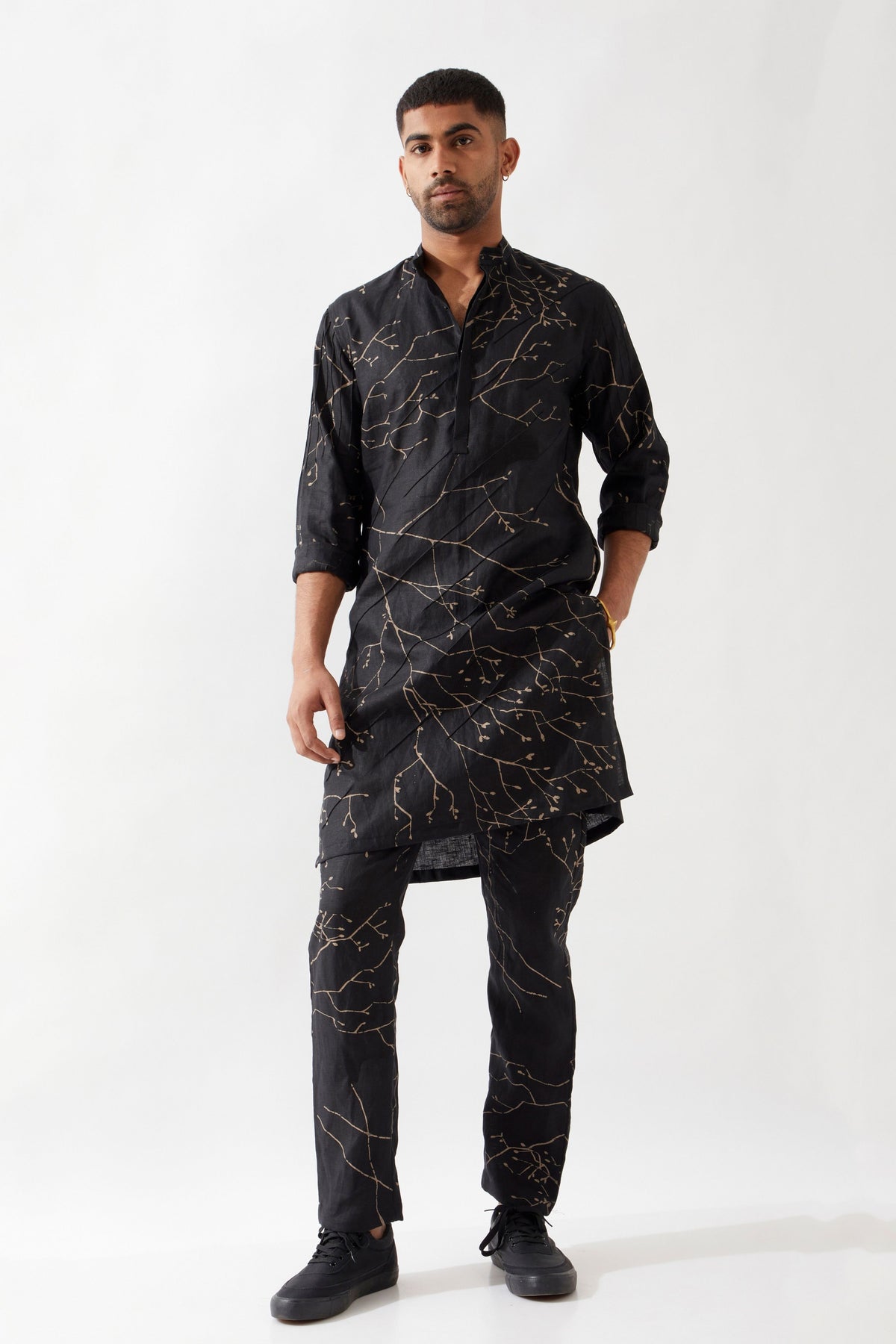 Austin Branch Black Kurta Set