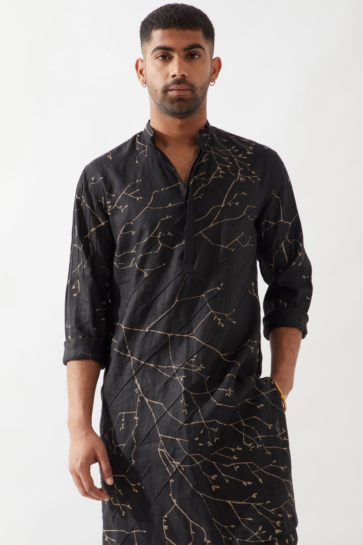 Austin Branch Black Kurta Set