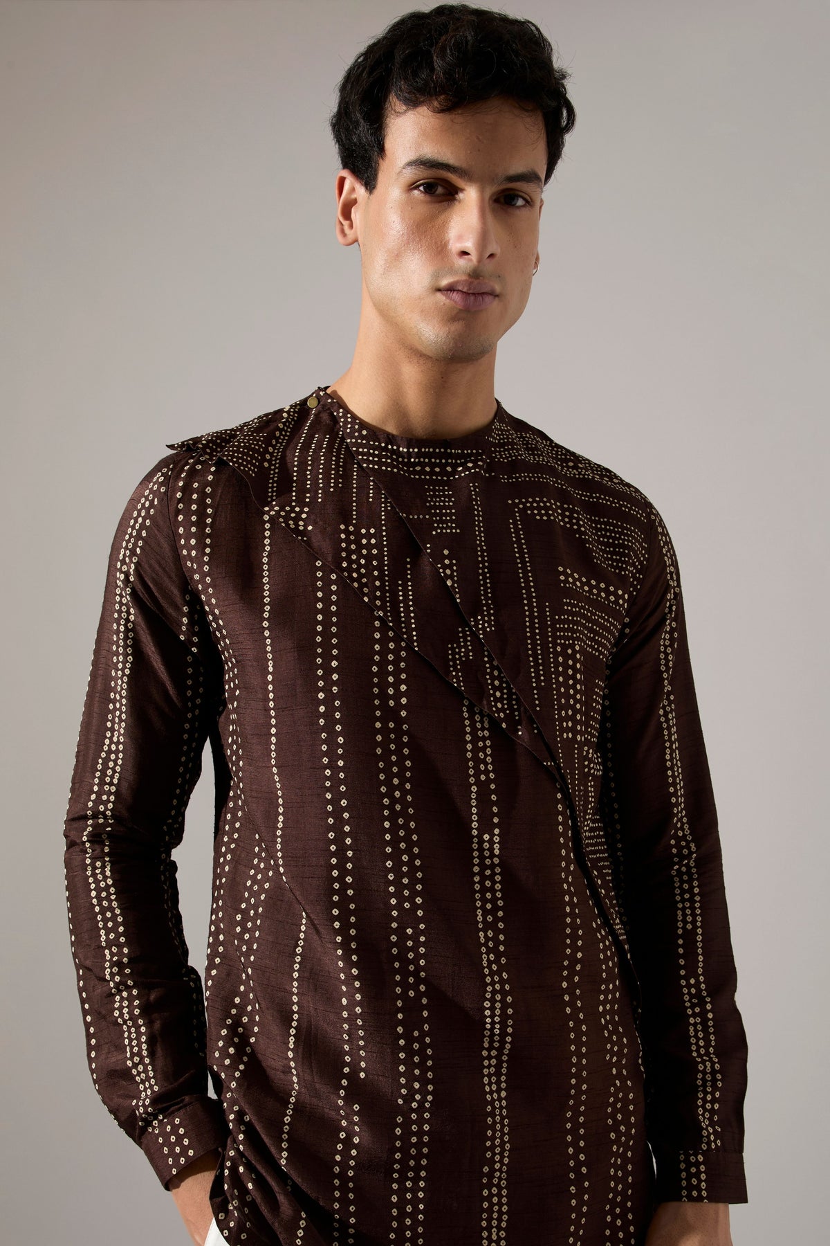Corey Dots Shibori Kurta Set