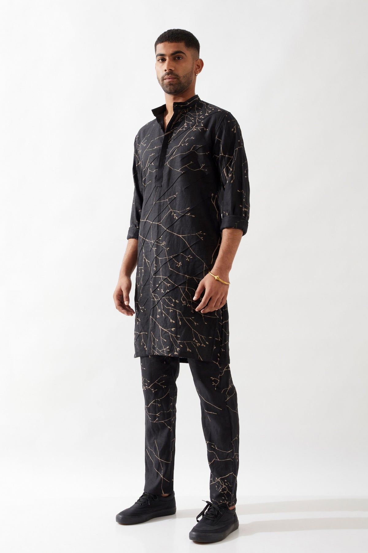 Austin Branch Black Kurta Set