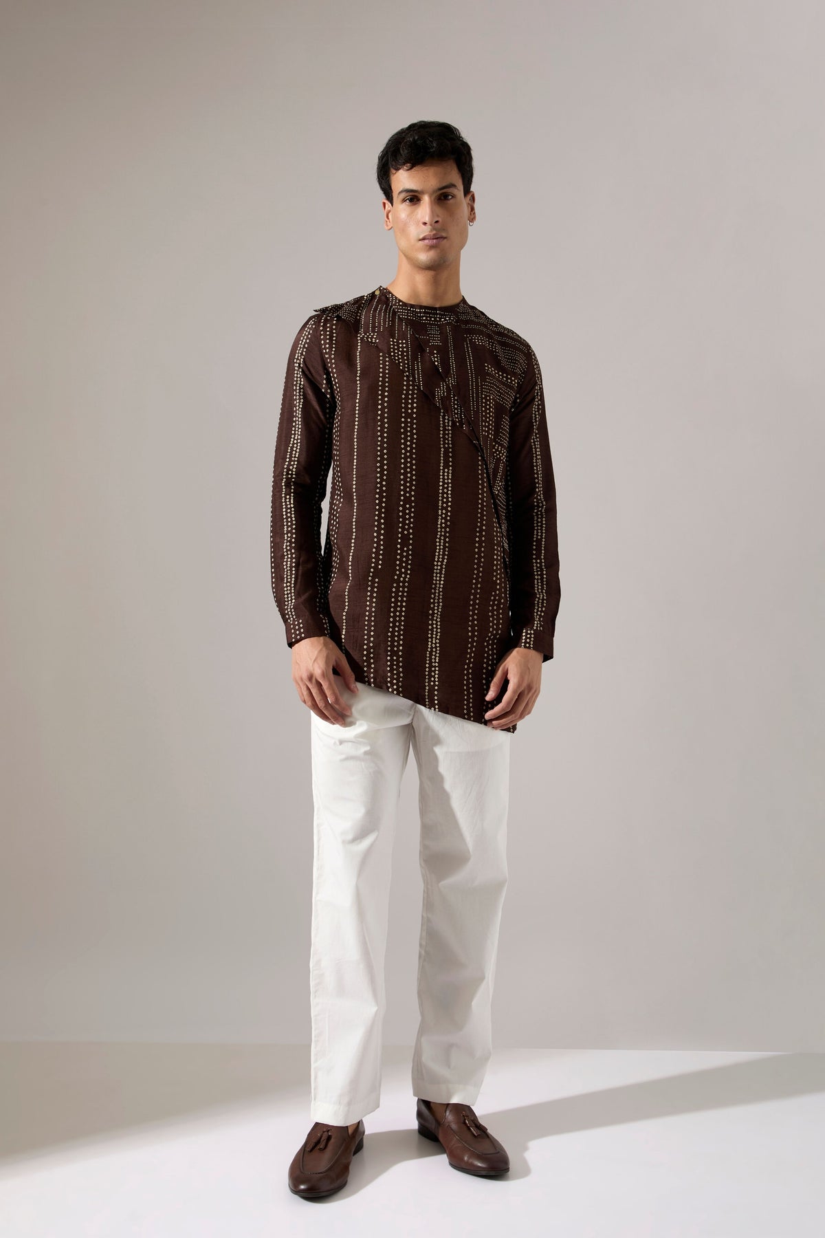Corey Dots Shibori Kurta Set