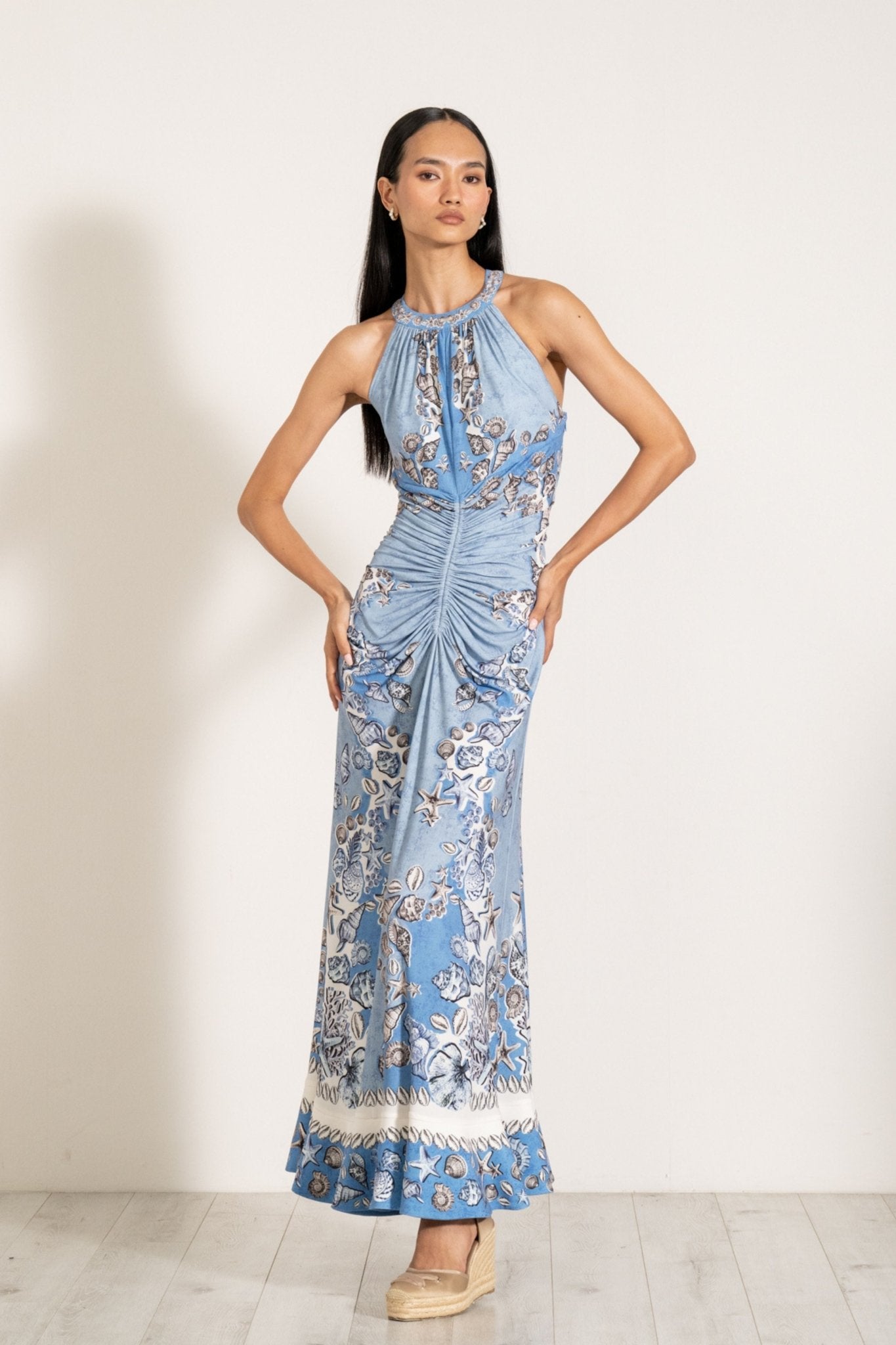 Elysia Gathered Dress - Ranna Gill - Elahe