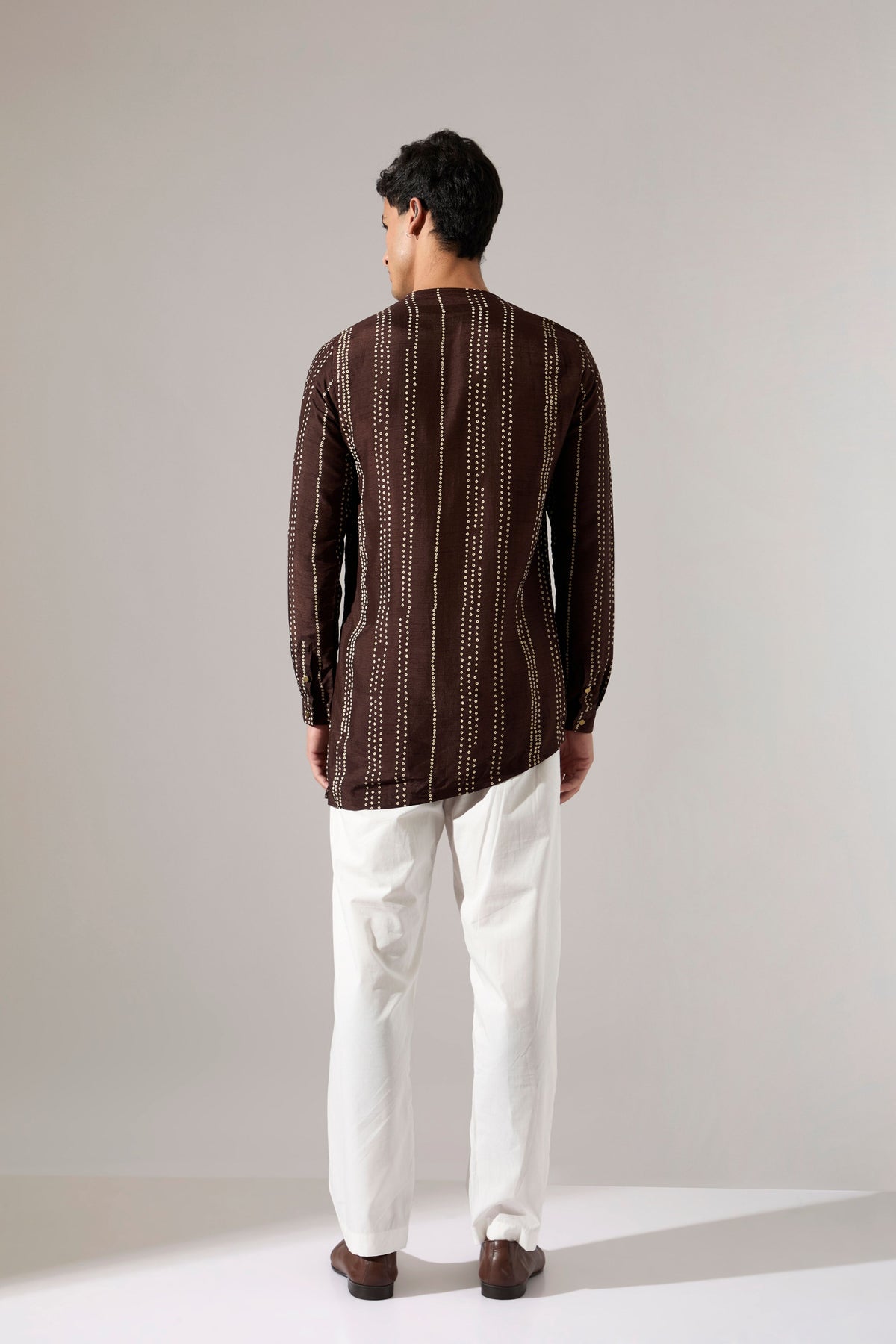 Corey Dots Shibori Kurta Set