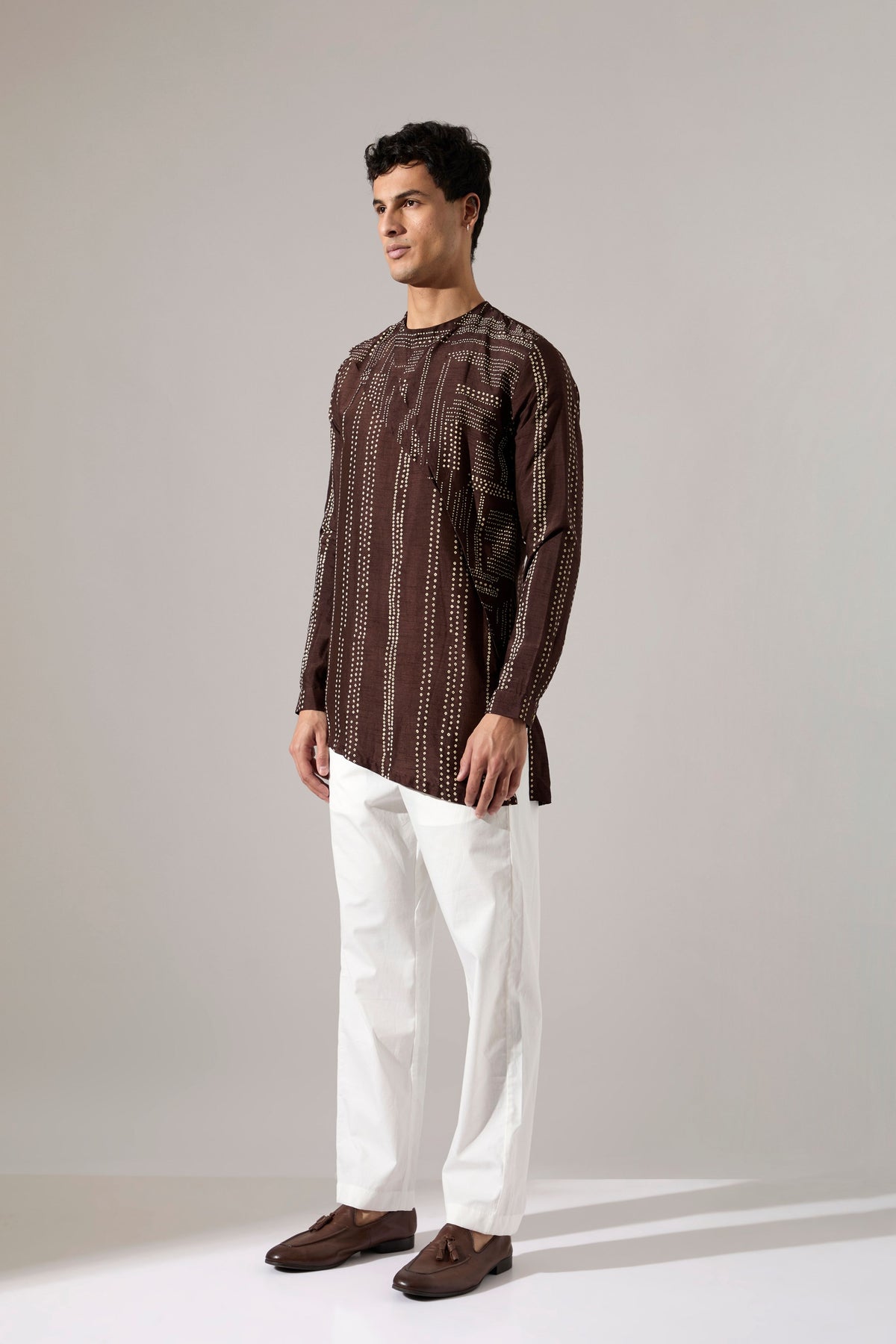 Corey Dots Shibori Kurta Set
