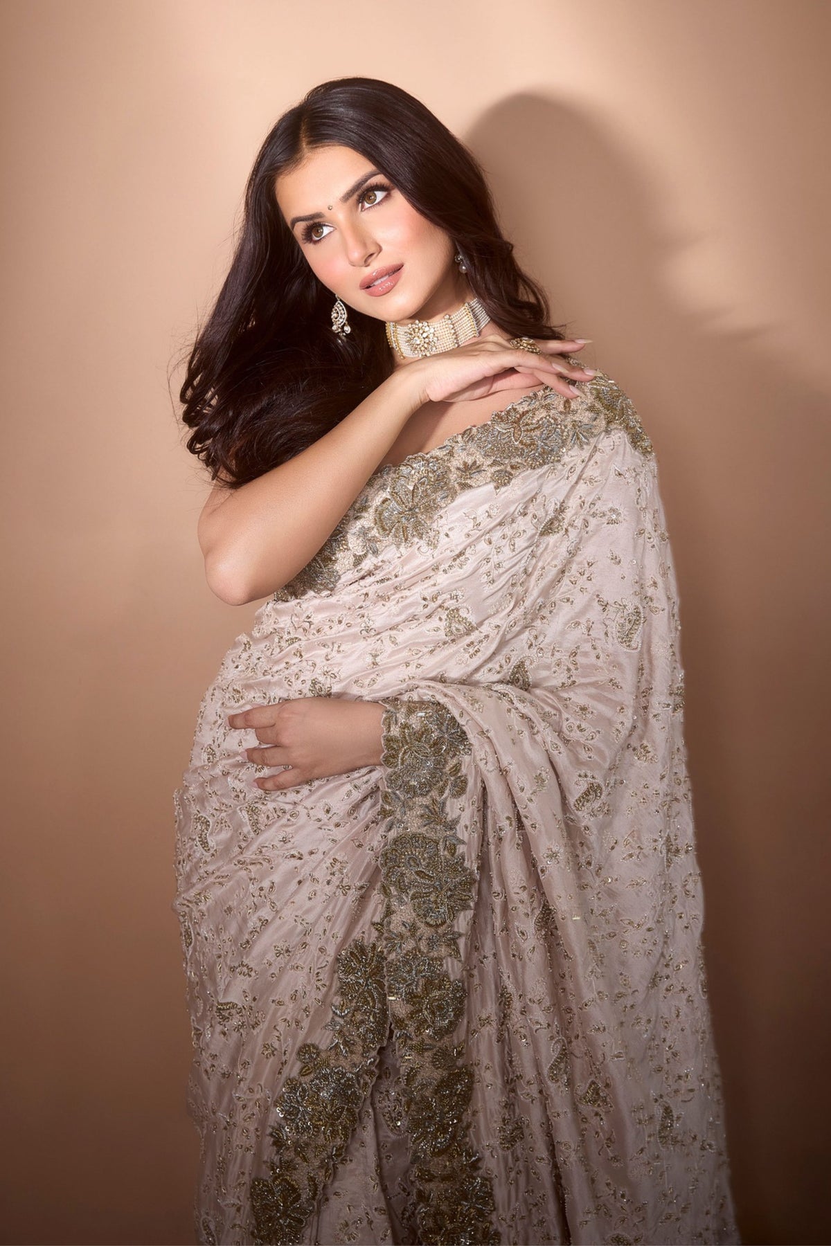 Tara Sutaria in Mrunalini Rao