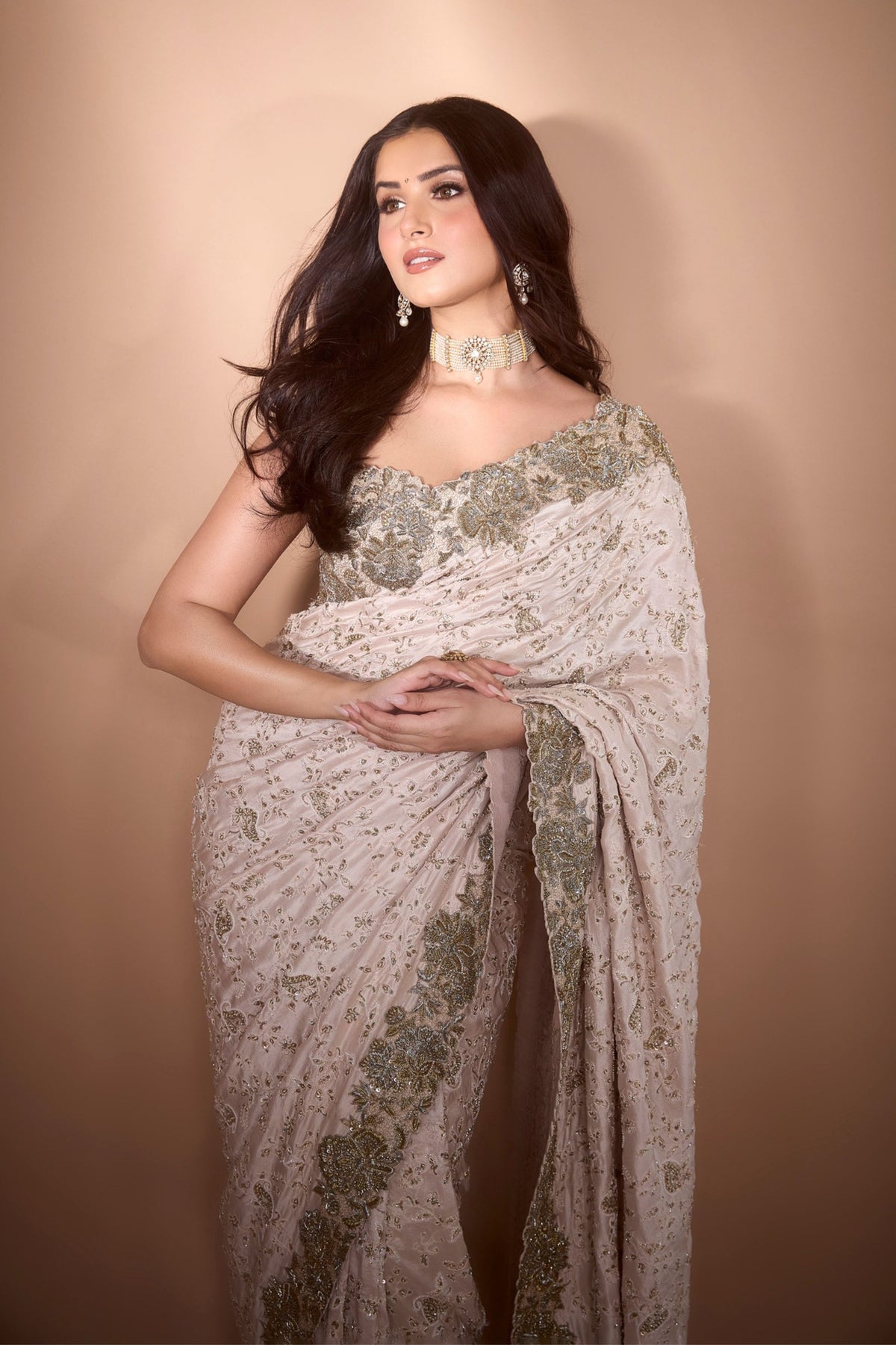 Tara Sutaria in Mrunalini Rao