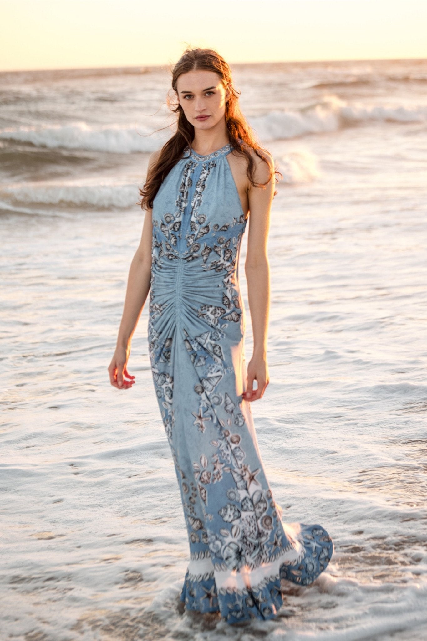 Elysia Gathered Dress - Ranna Gill - Elahe