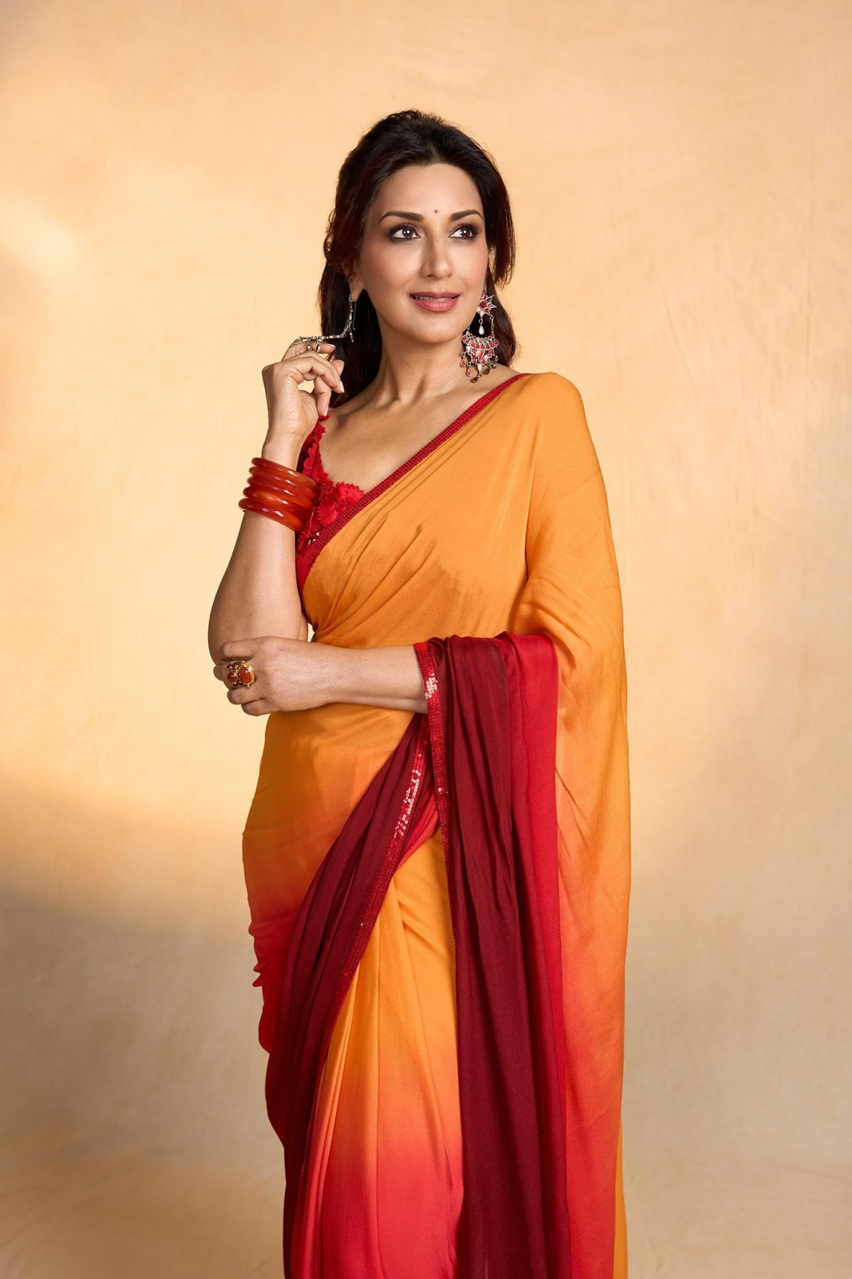 Sonali Bendre in Nachiket Barve