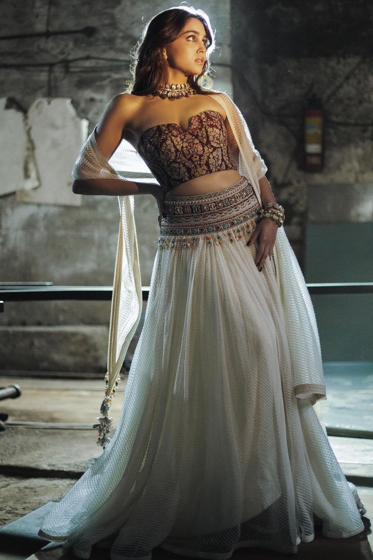 Sharvari in Tarun Tahiliani
