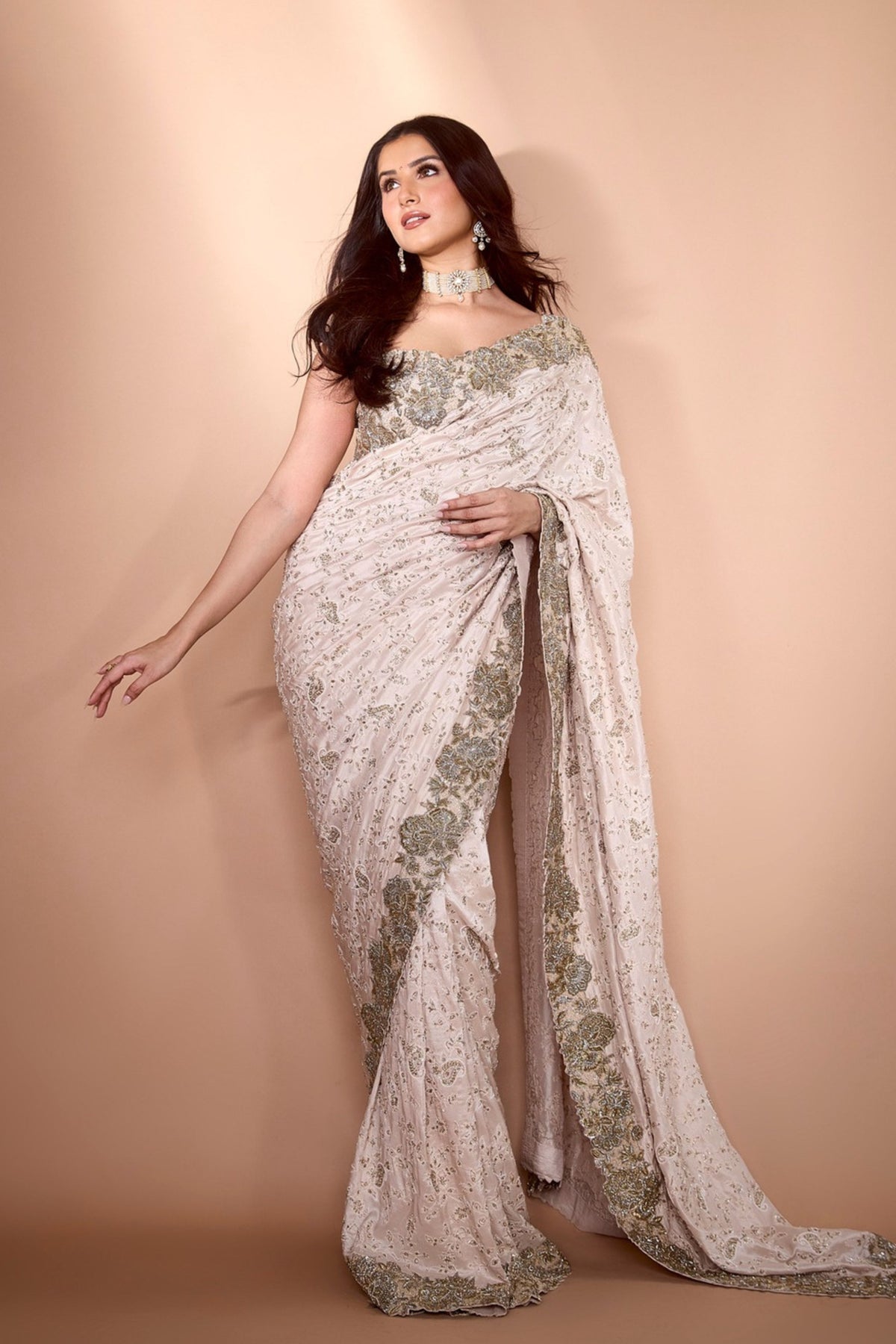 Tara Sutaria in Mrunalini Rao