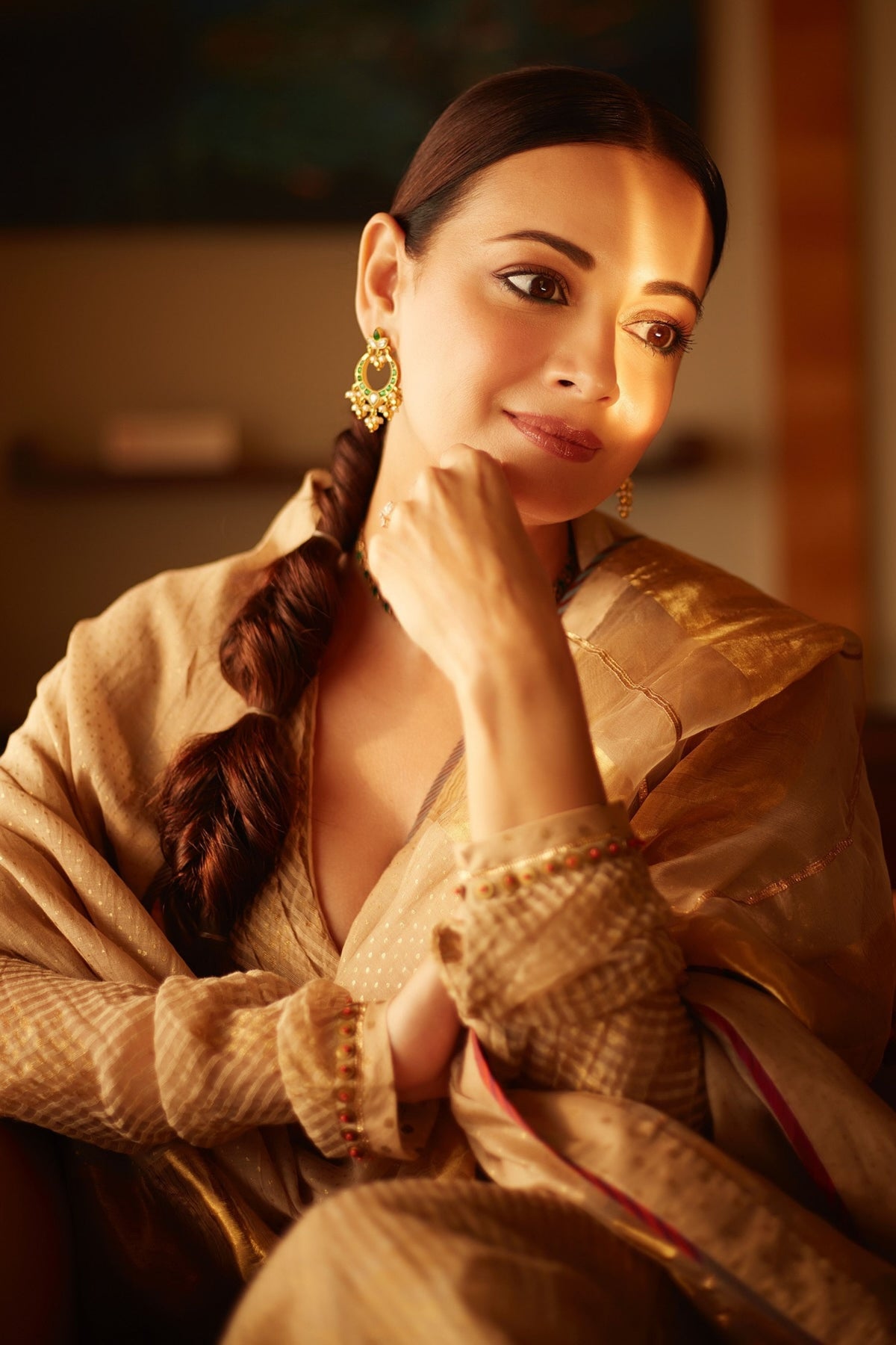 Dia Mirza in Swatti Kapoor
