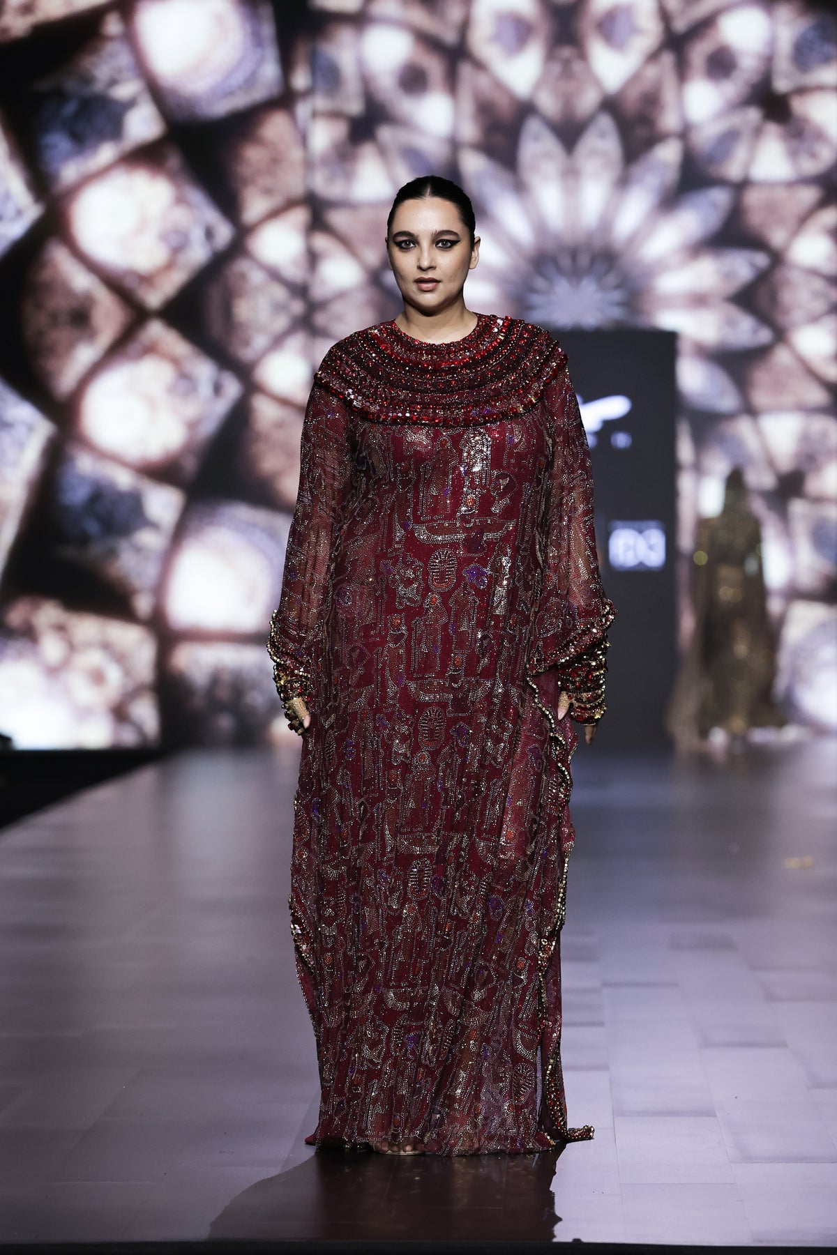 Maroon Kemet Kaftan
