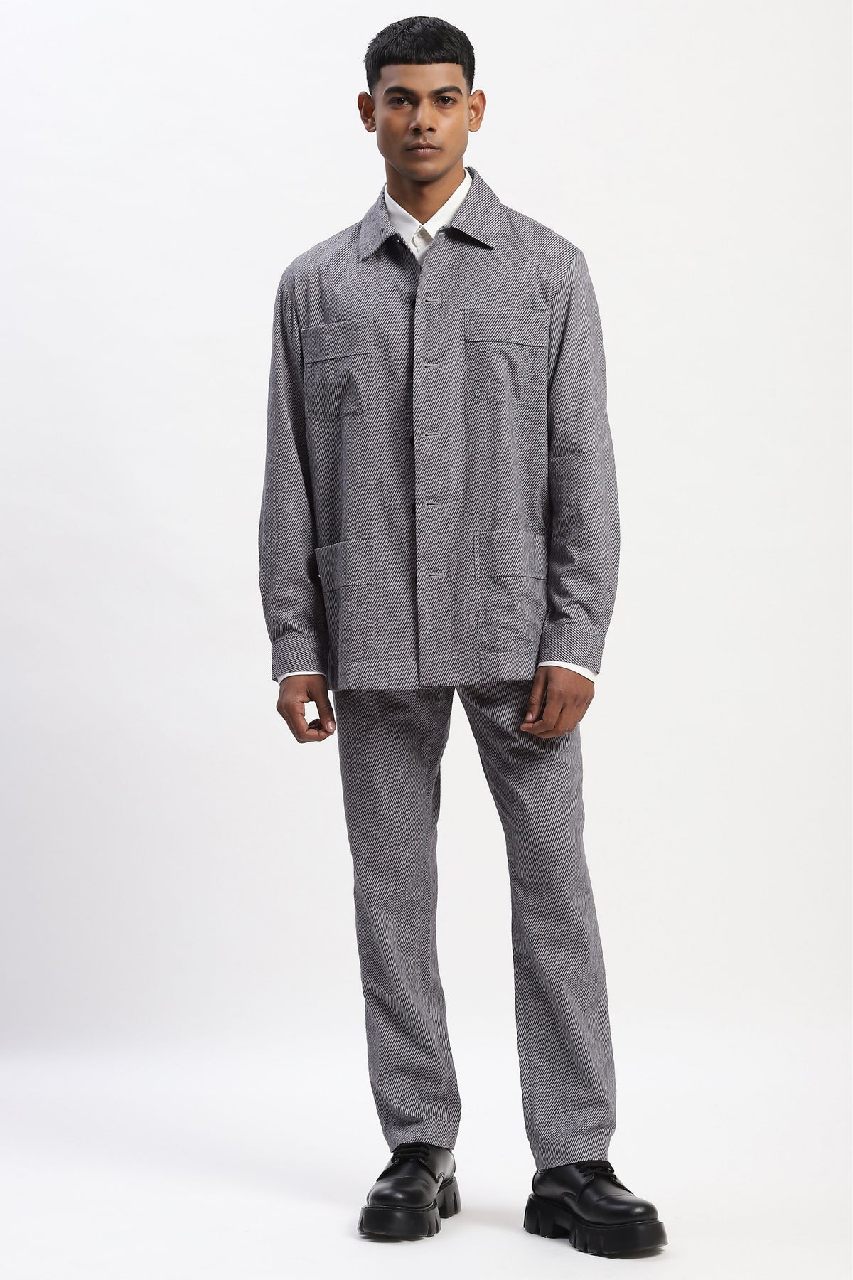 Diagonal Print Trouser
