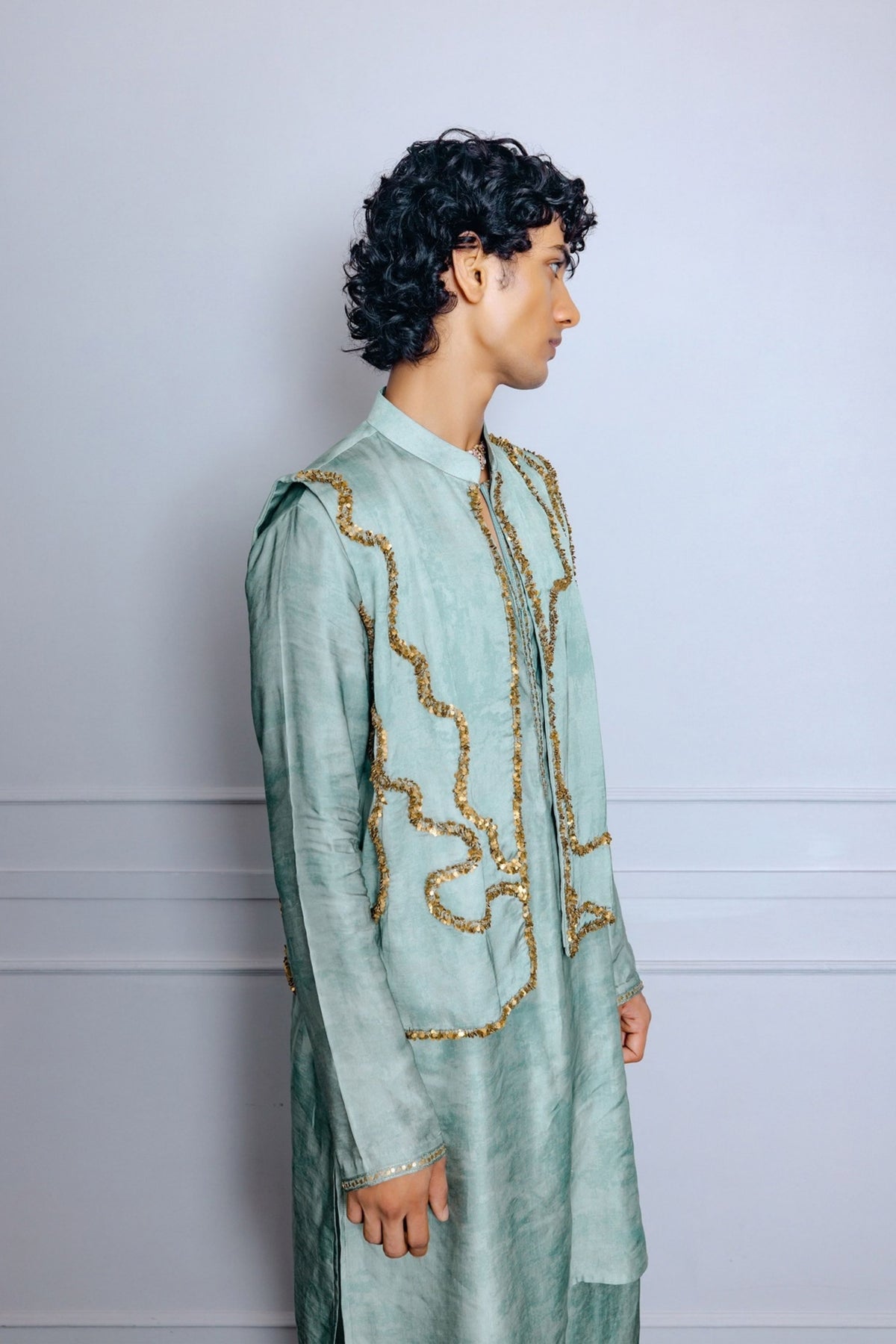 Sage Green Moh Bundi Set