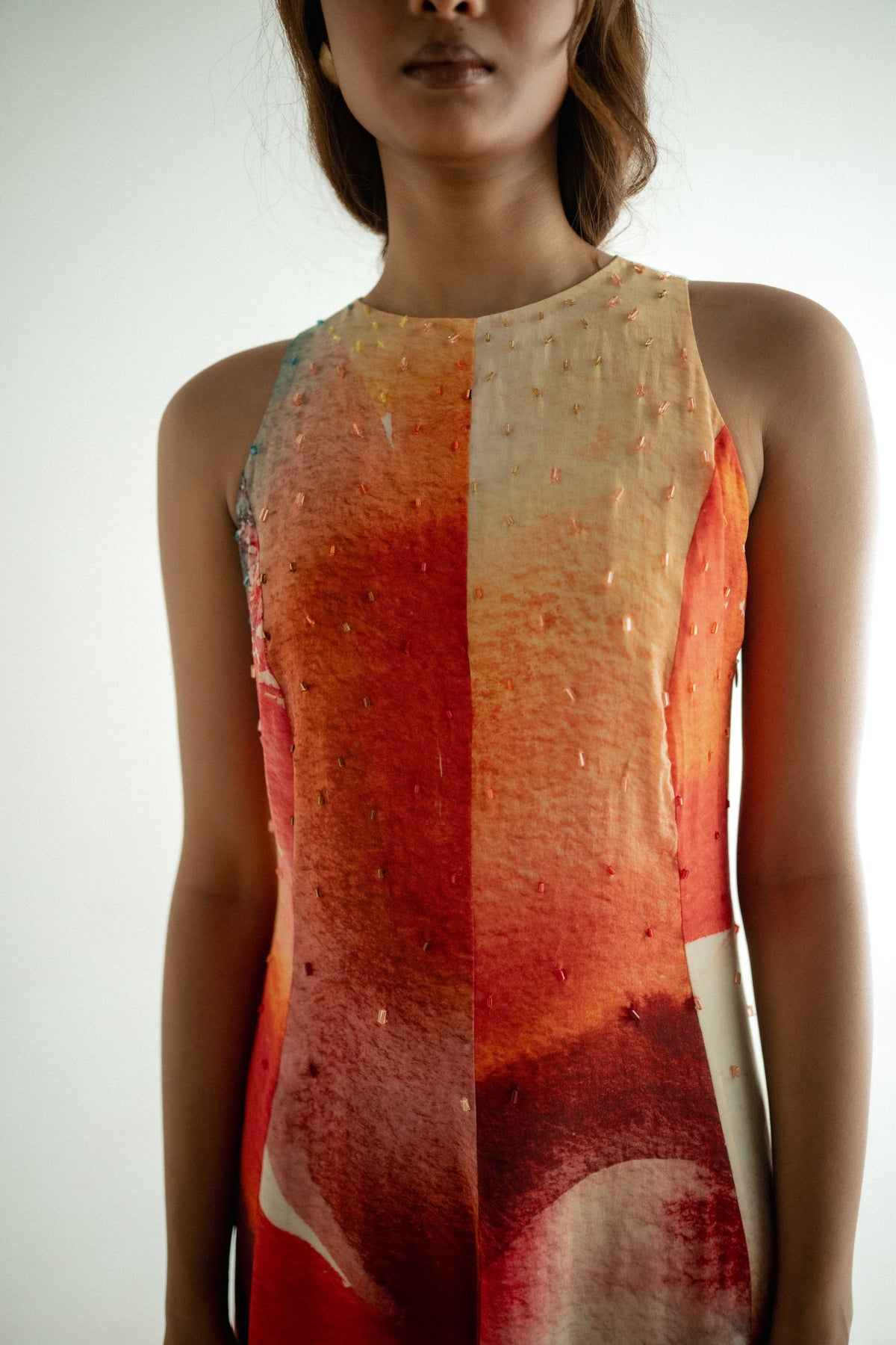 Multicolor Printed Dress