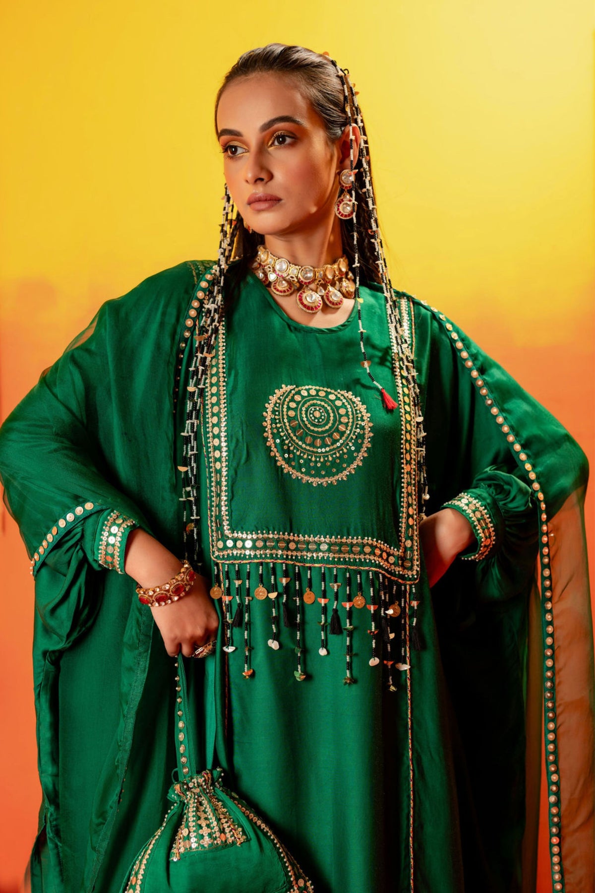 Vani Green 3 Piece Set