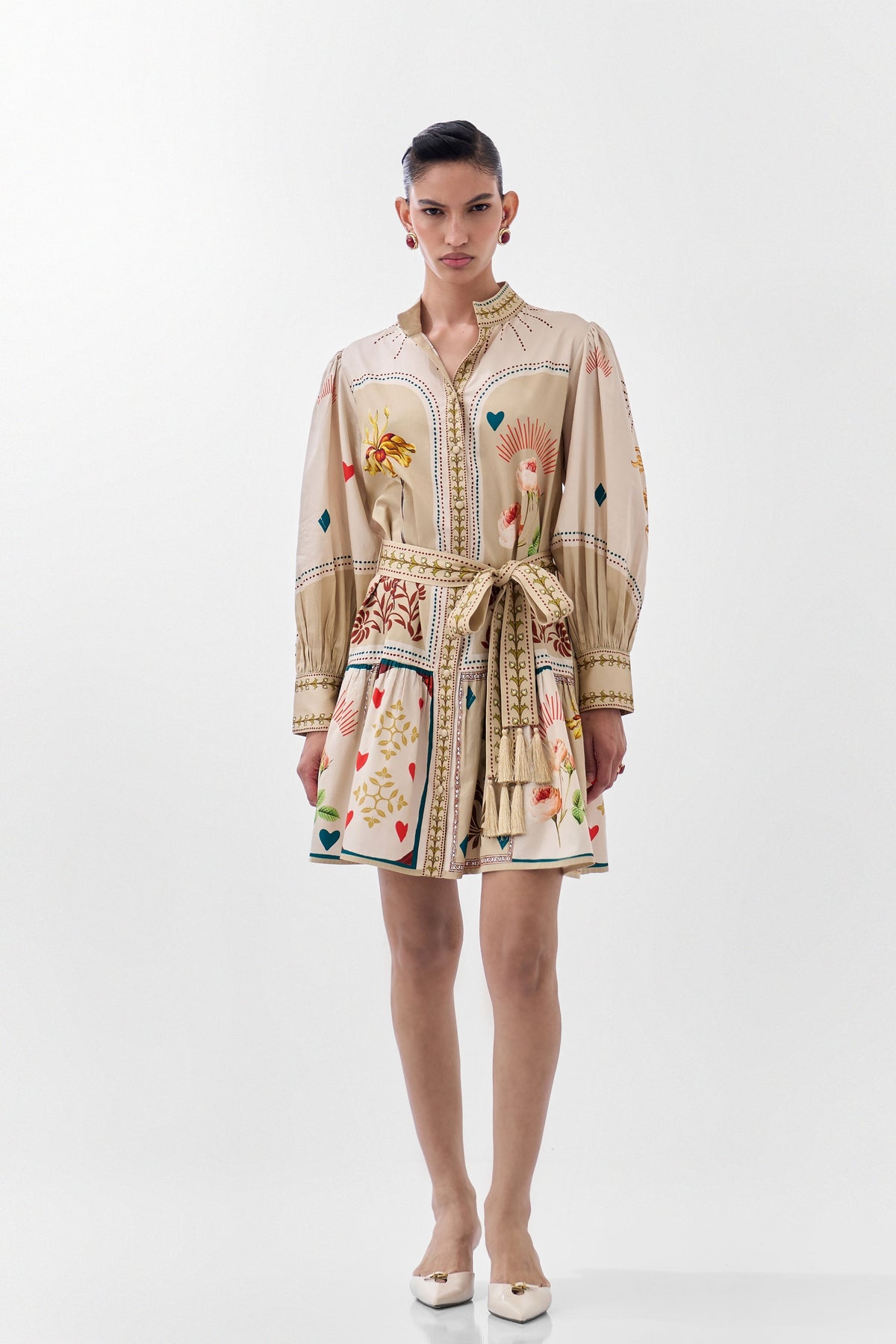 Celia Mini Postcards Petals Dress