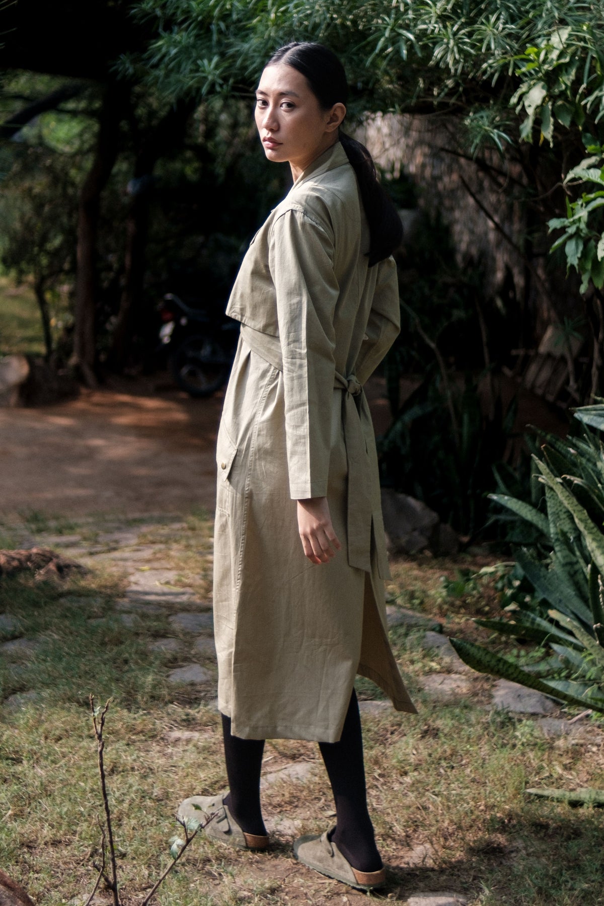 Khaki Copenhagen Trench